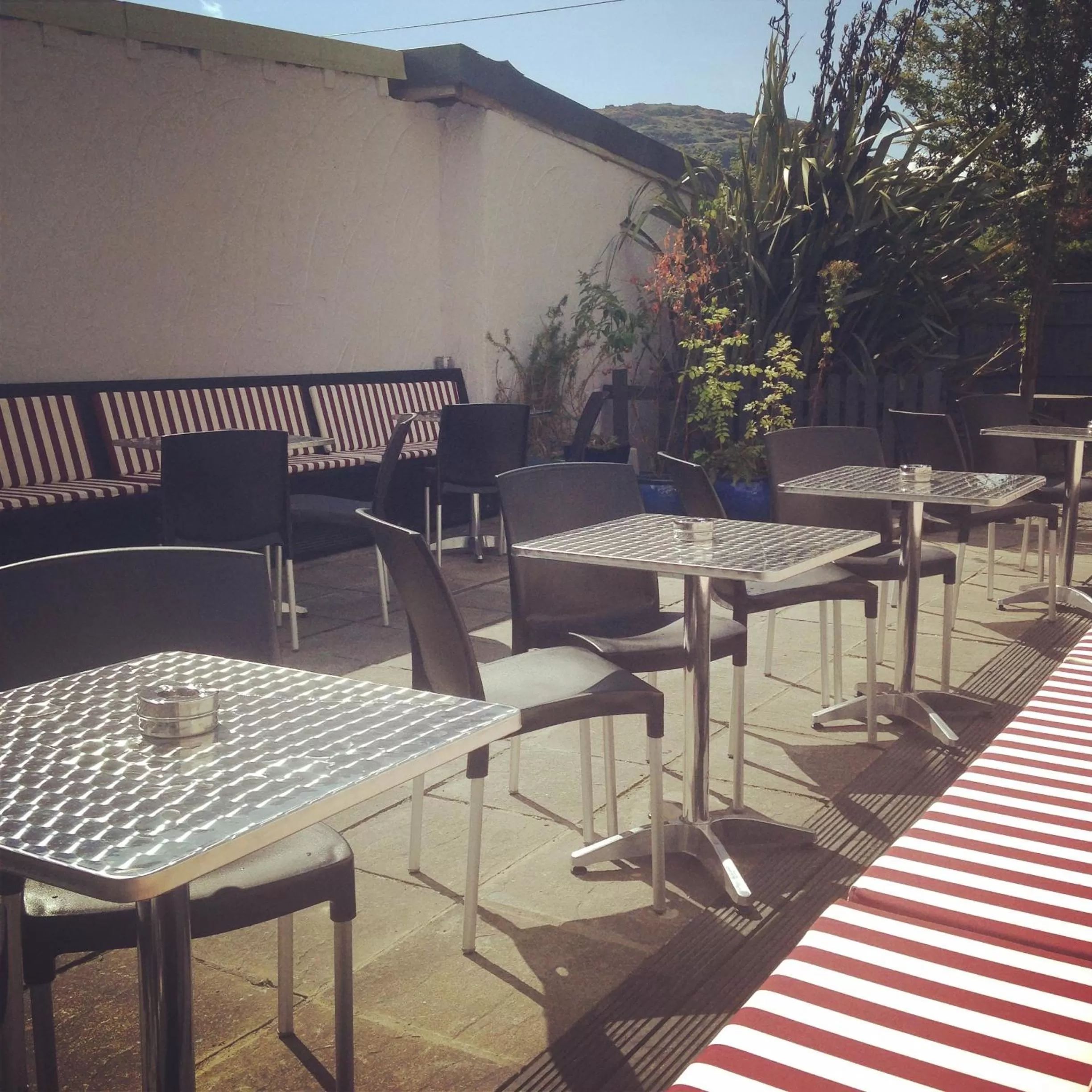 Garden in The Golden Fleece Inn