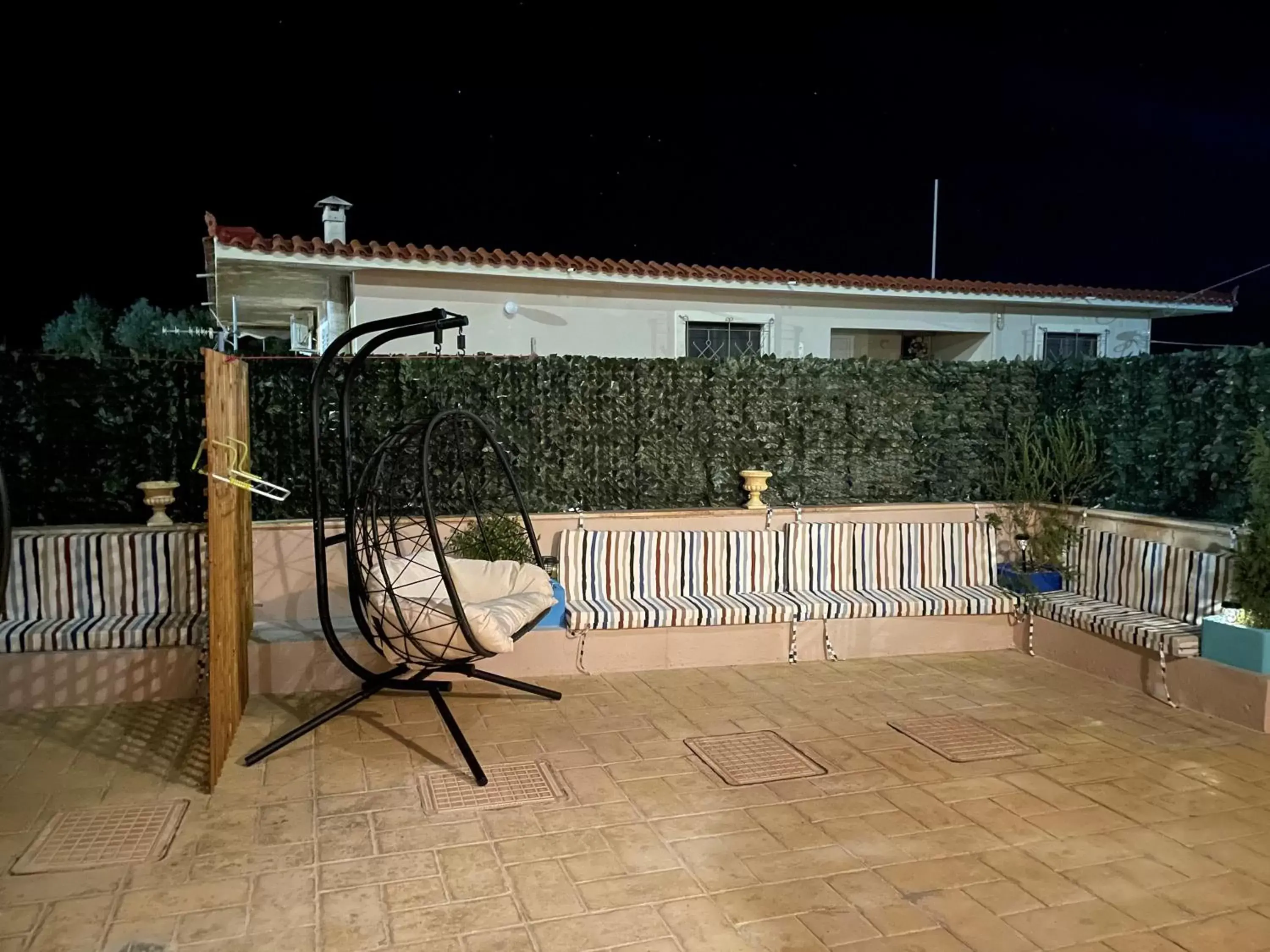 Patio, Balcony/Terrace in Hotel Kourkoumelata