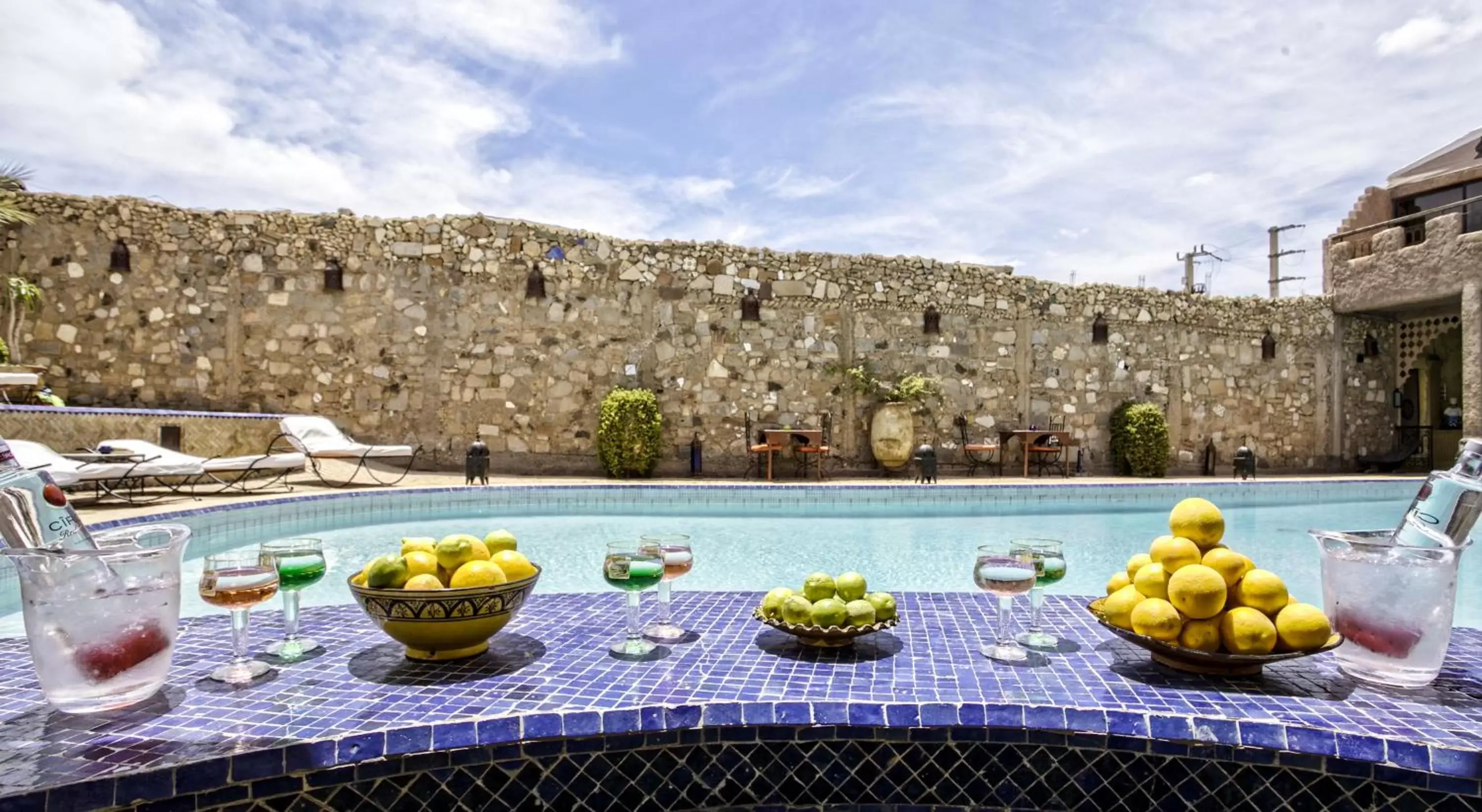 Swimming pool in Hotel Kasbah Le Mirage & Spa