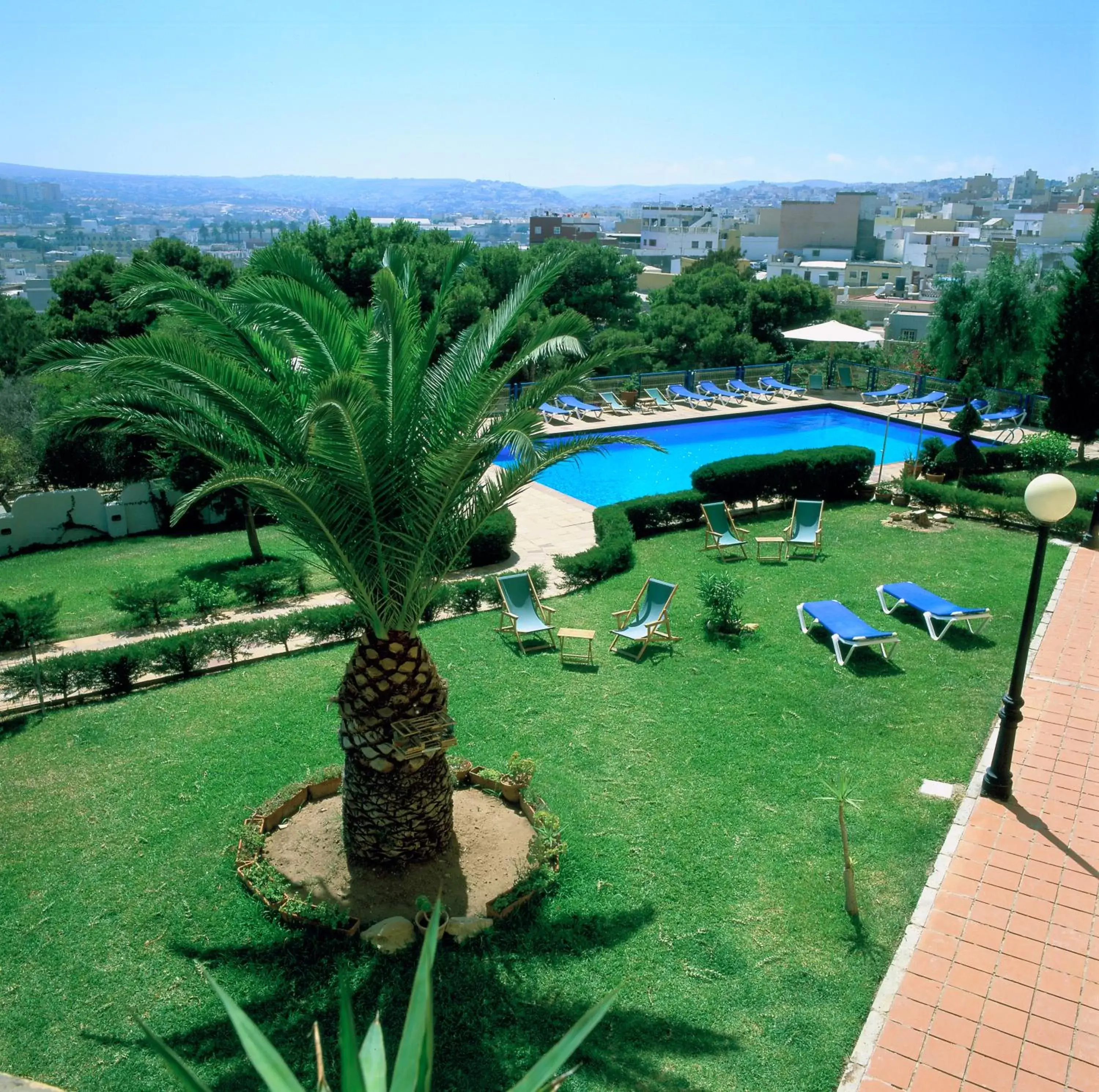 Garden, Pool View in Parador de Melilla