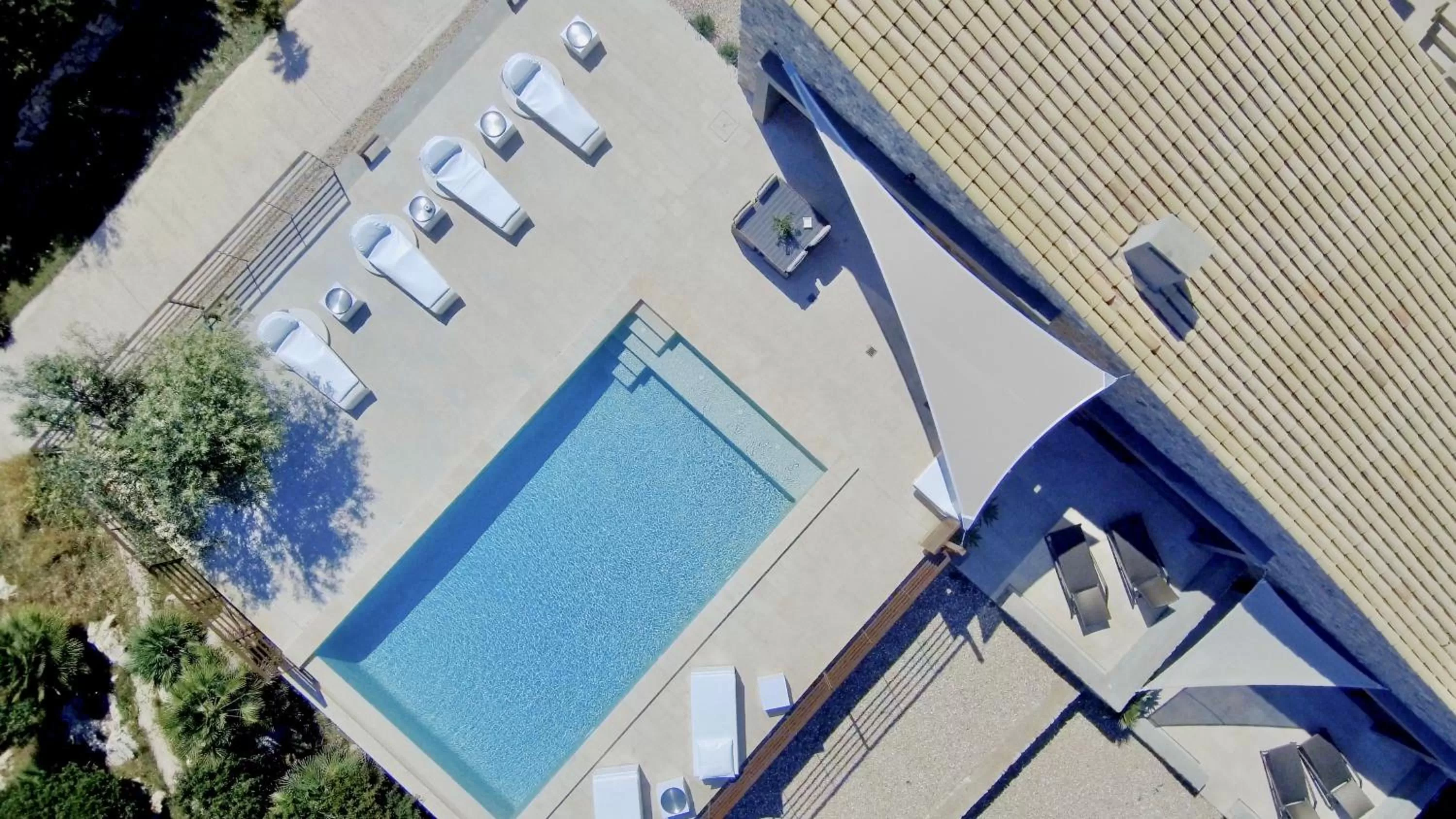 Bird's eye view in Cases de Son Barbassa Hotel & Restaurant