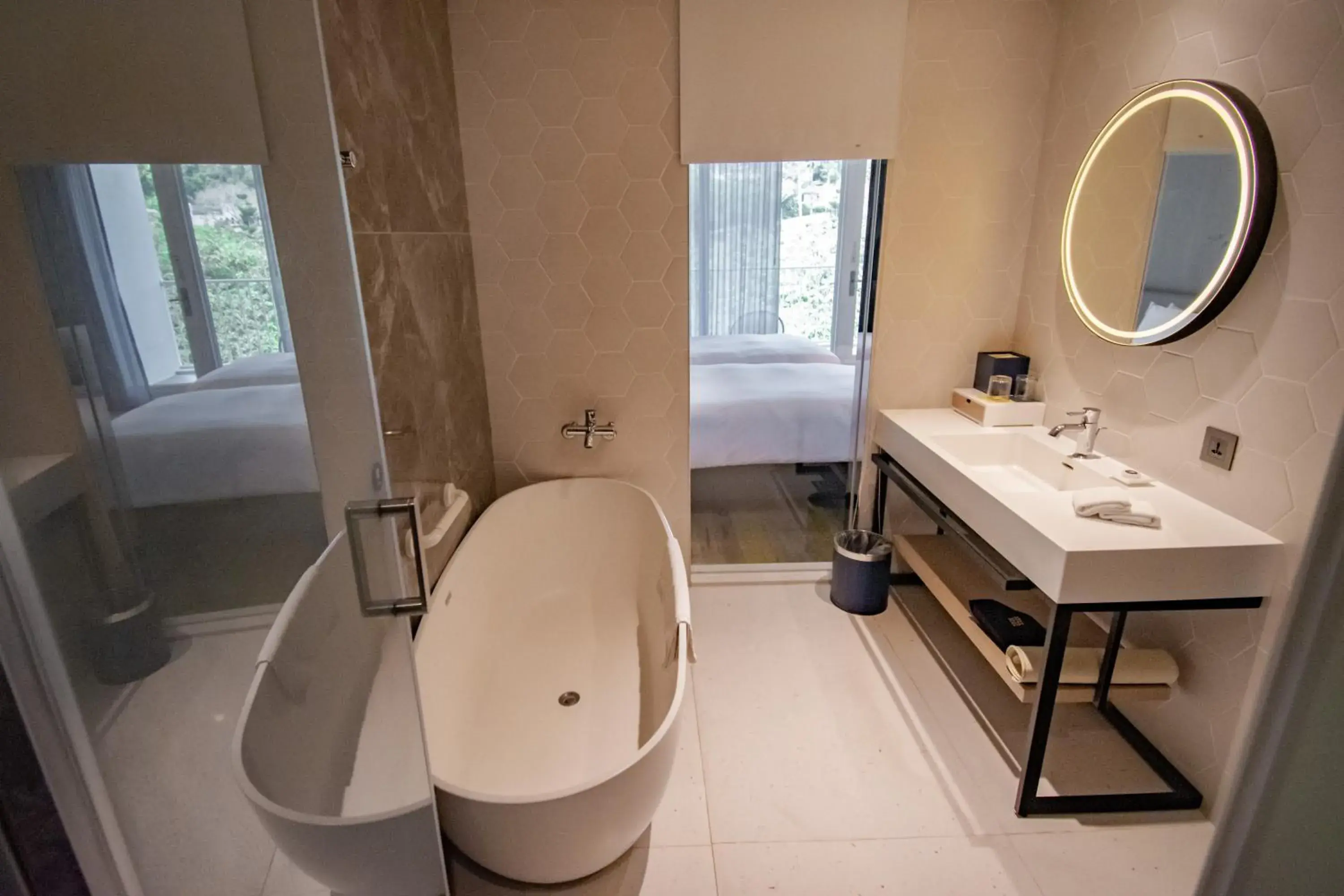 Bathroom in Golden Tulip FAB Hotel New Taipei