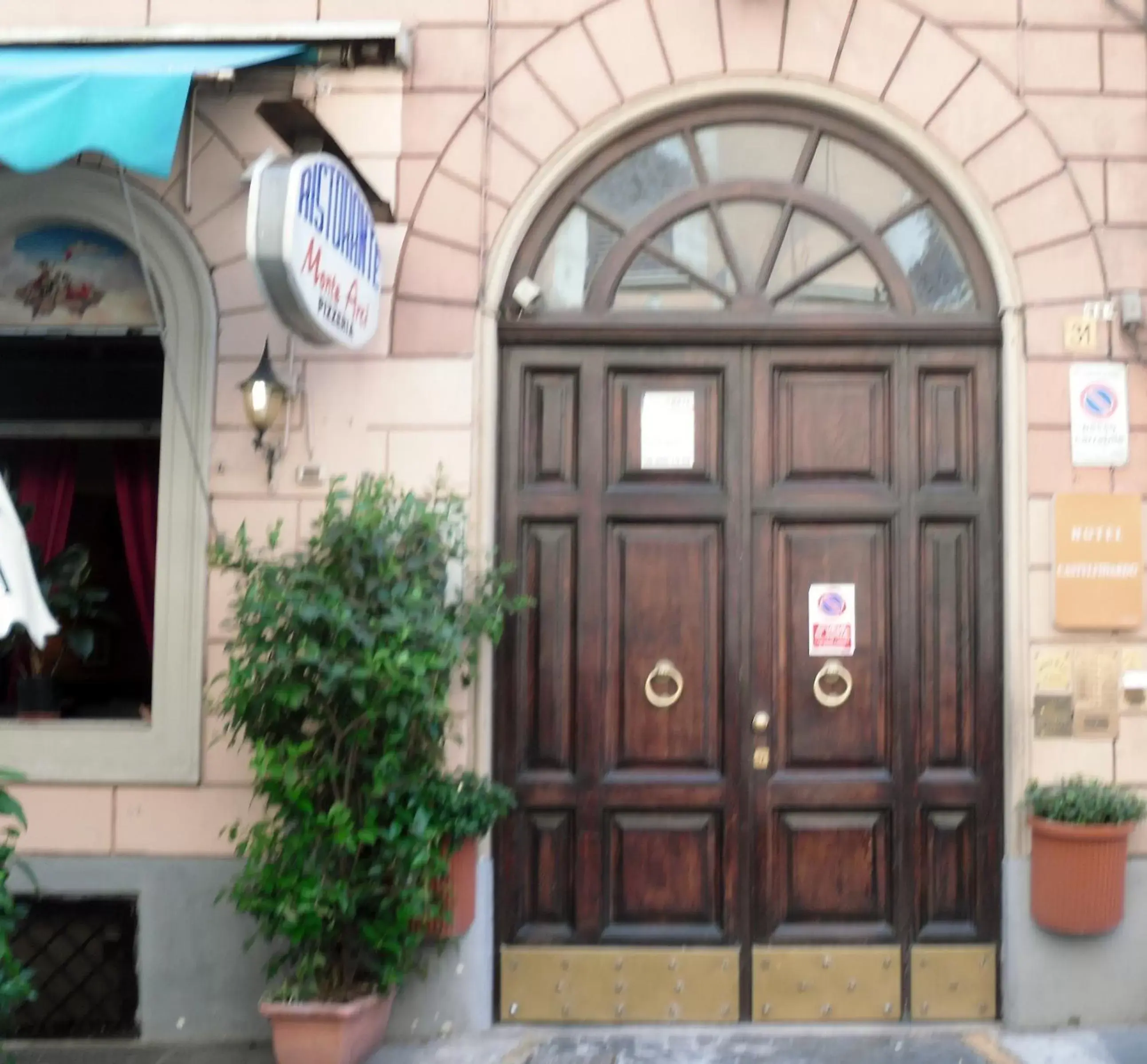 Facade/entrance in Hotel Castelfidardo