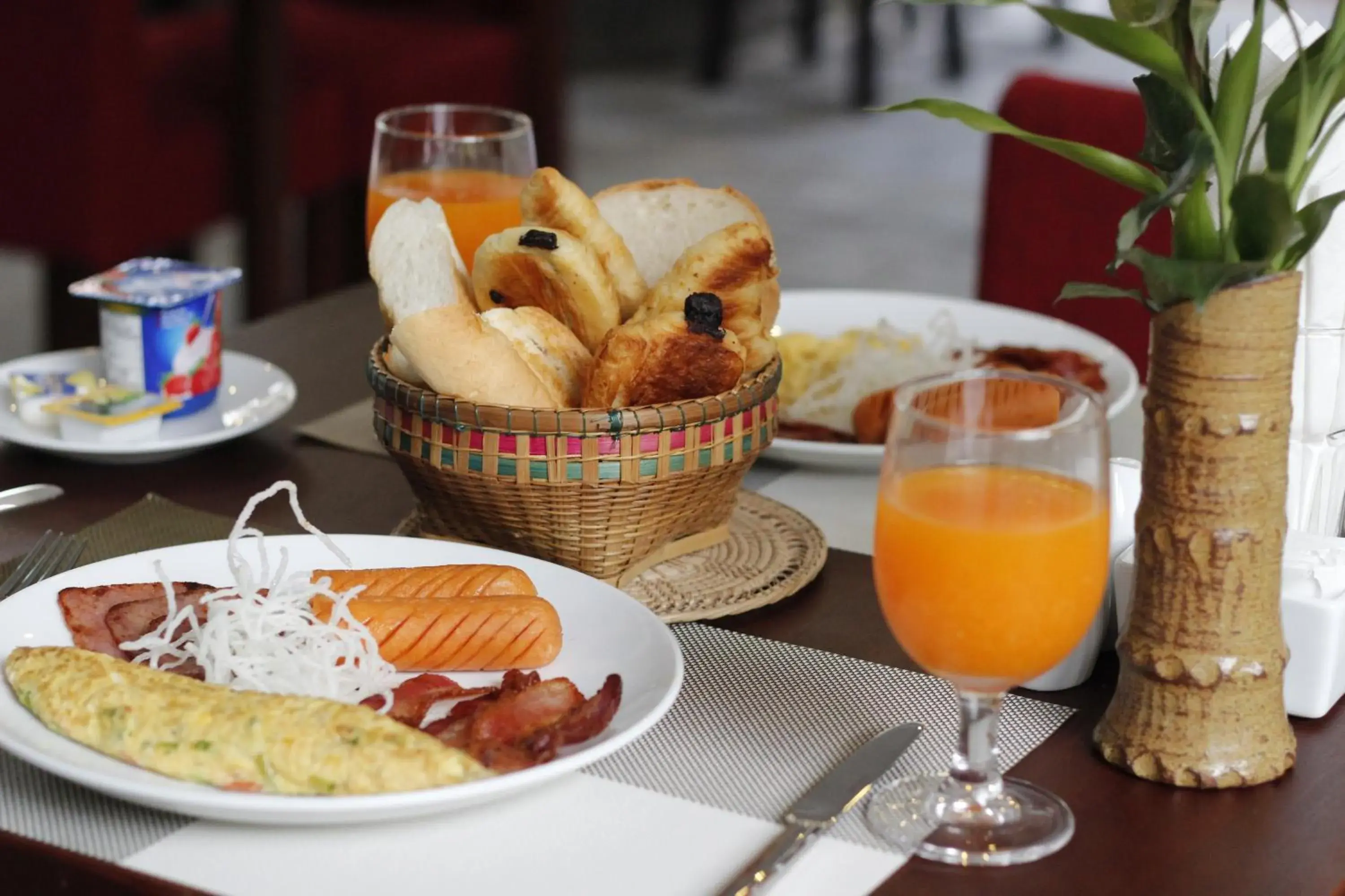 Continental breakfast in Cambana d'Angkor Suites