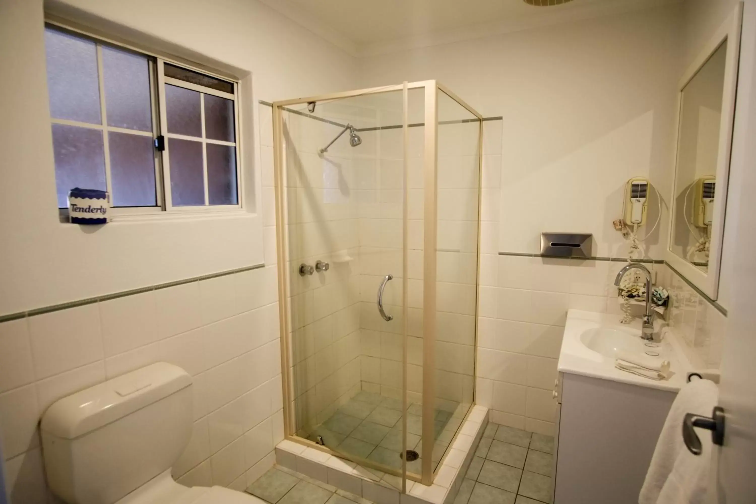 Bathroom in Golden Age Motor Inn