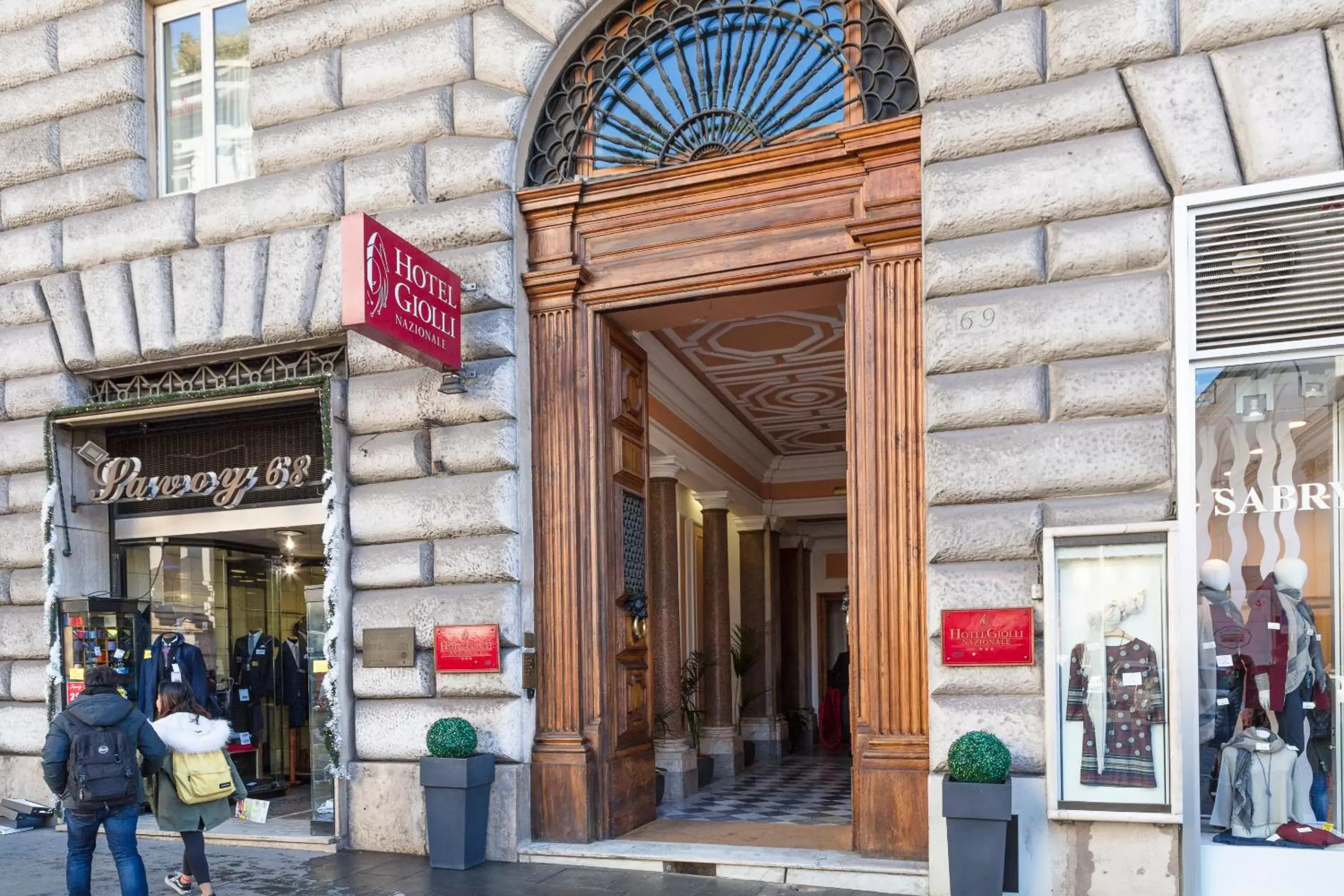 Facade/entrance in Hotel Giolli Nazionale