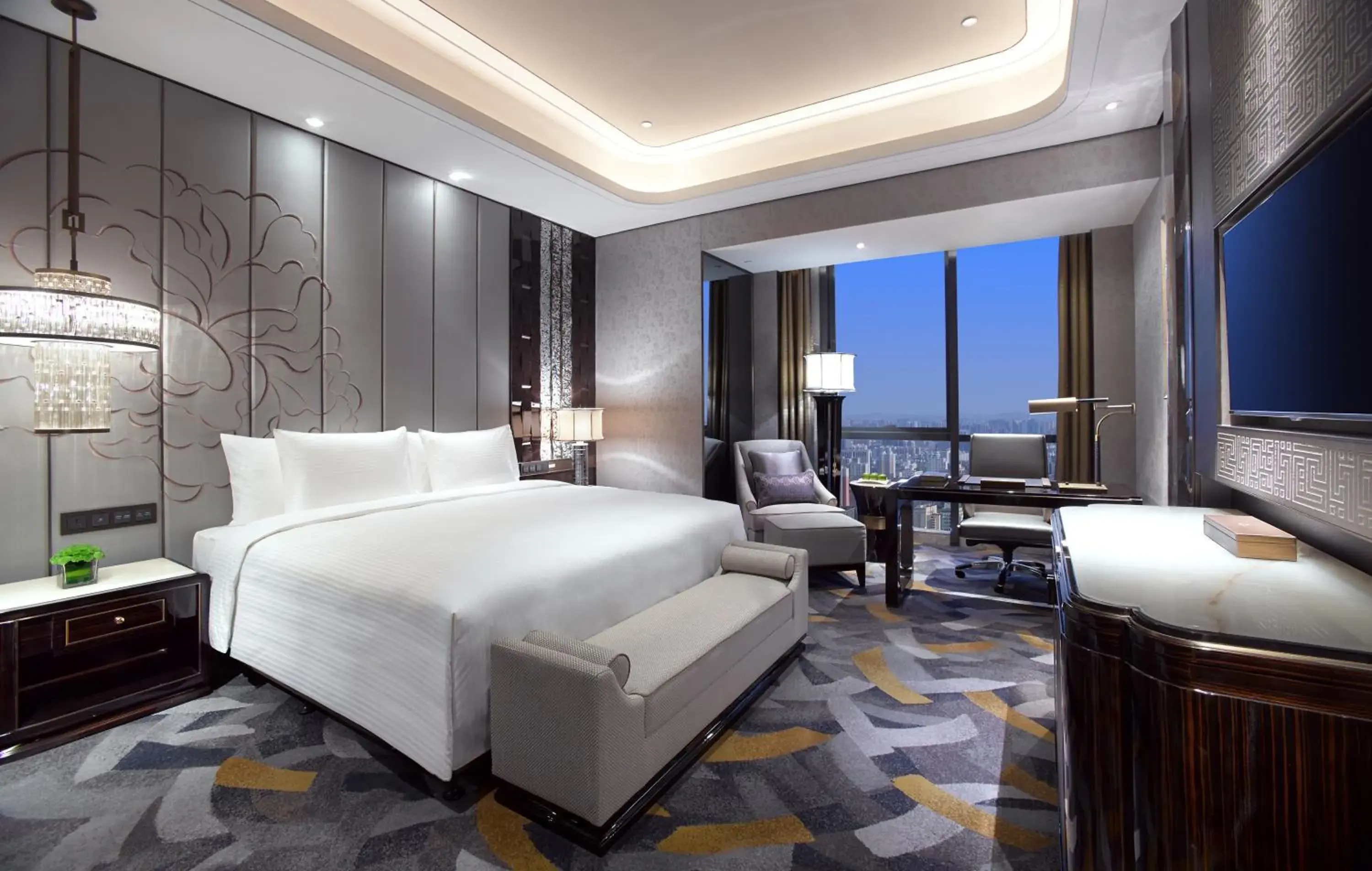Bedroom in Wanda Vista Zhengzhou