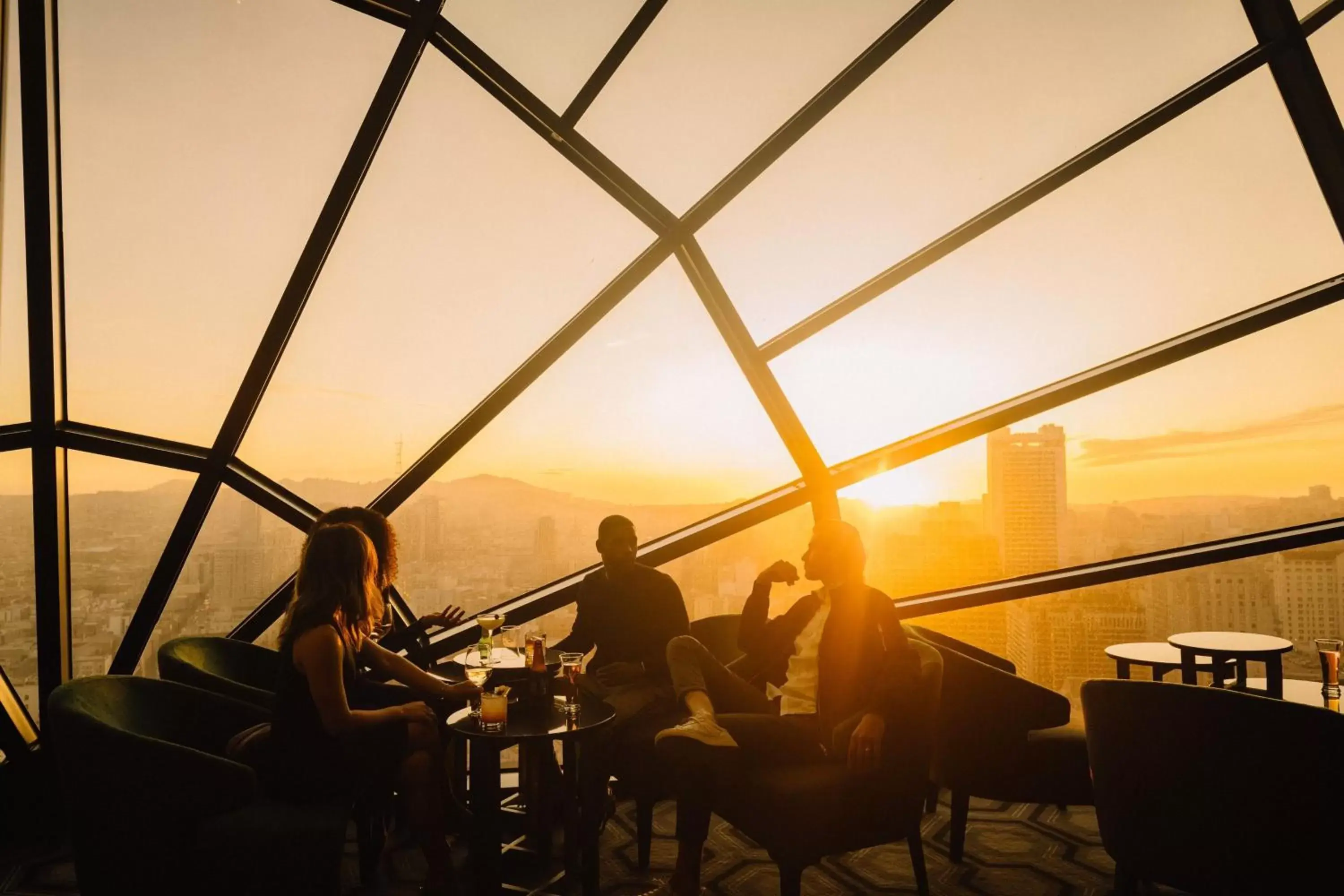 Lounge or bar in San Francisco Marriott Marquis Union Square