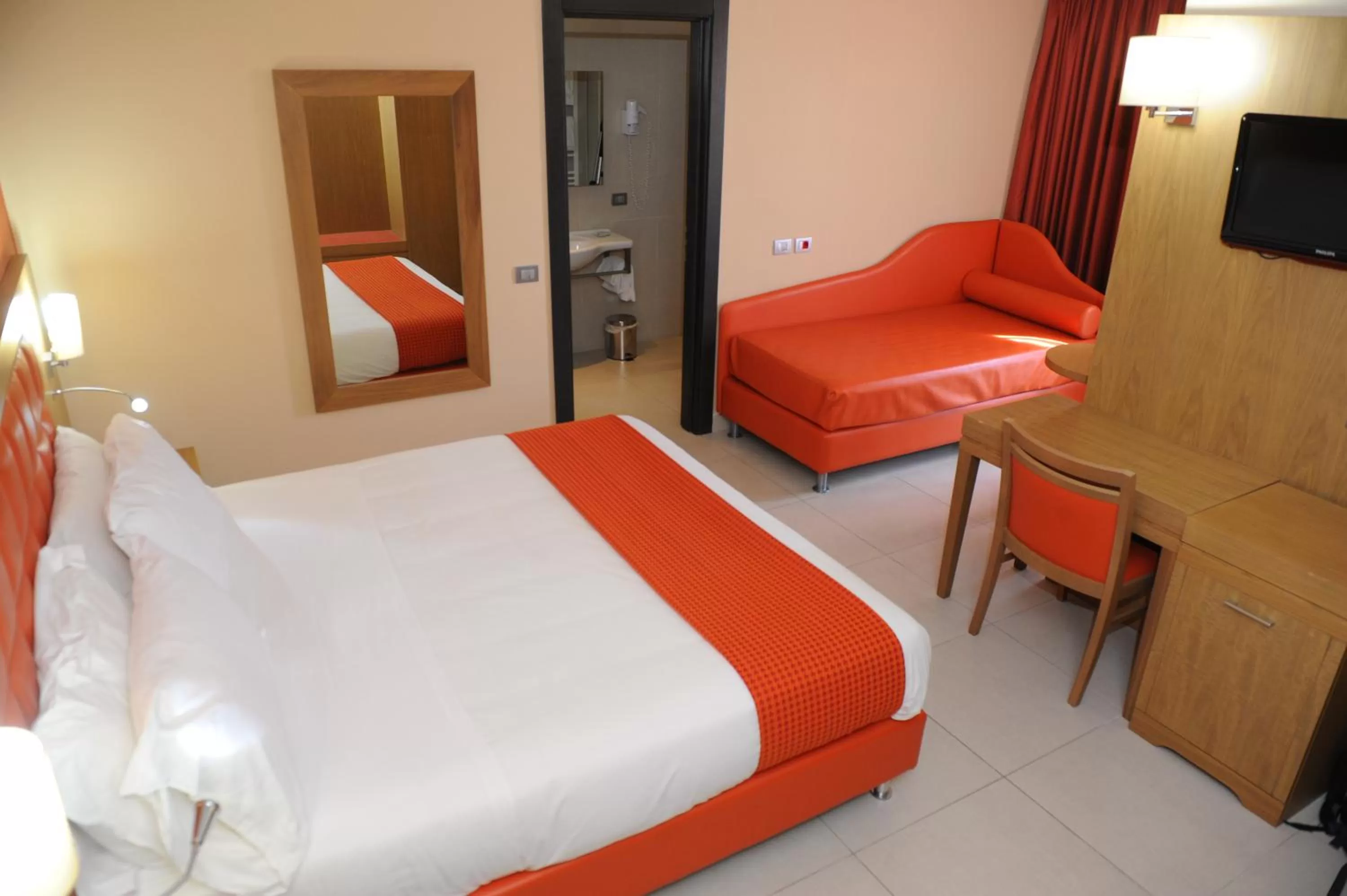 Photo of the whole room, Bed in Hotel Ristorante La Campagnola