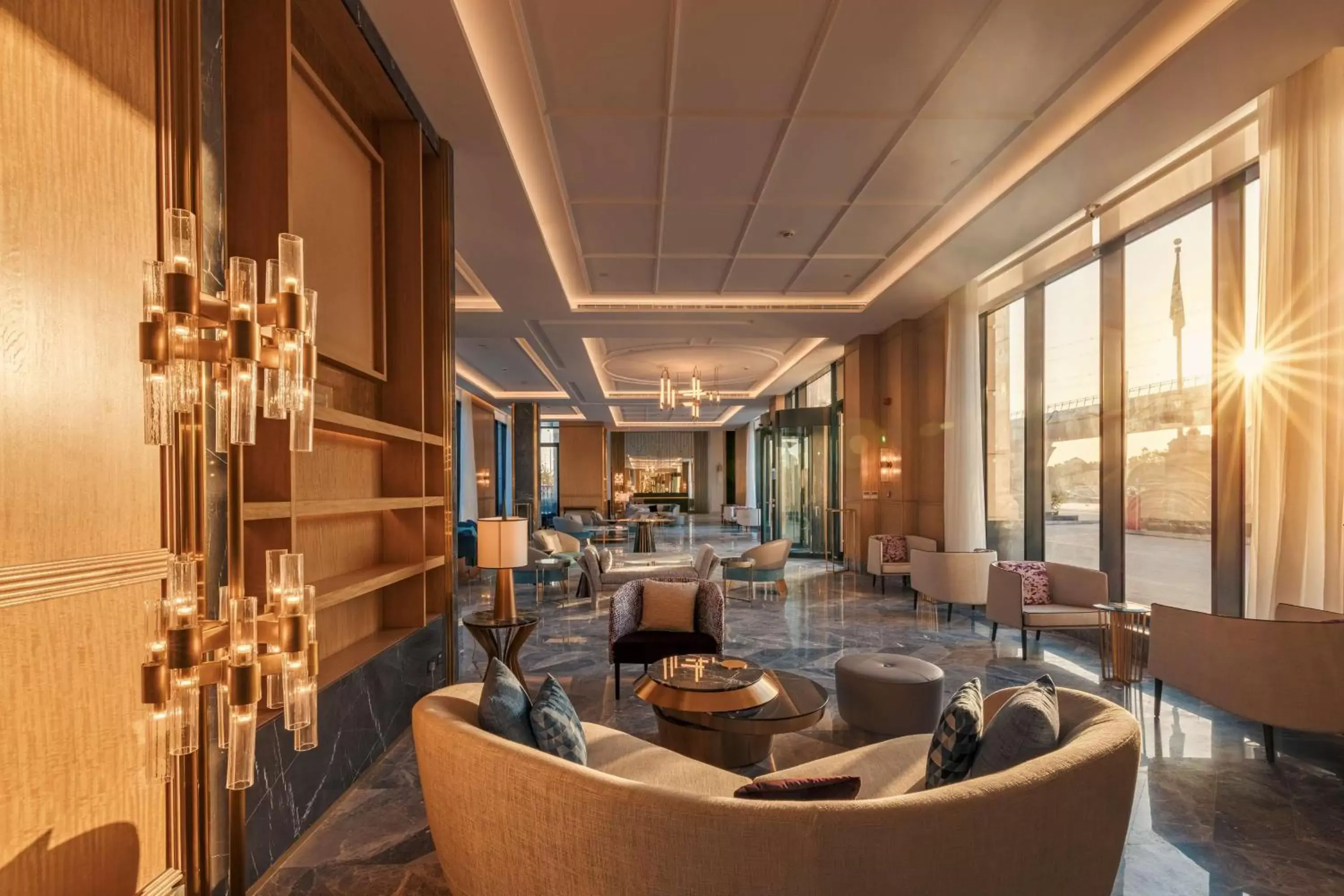 Lobby or reception, Restaurant/Places to Eat in Mansard Riyadh, a Radisson Collection Hotel
