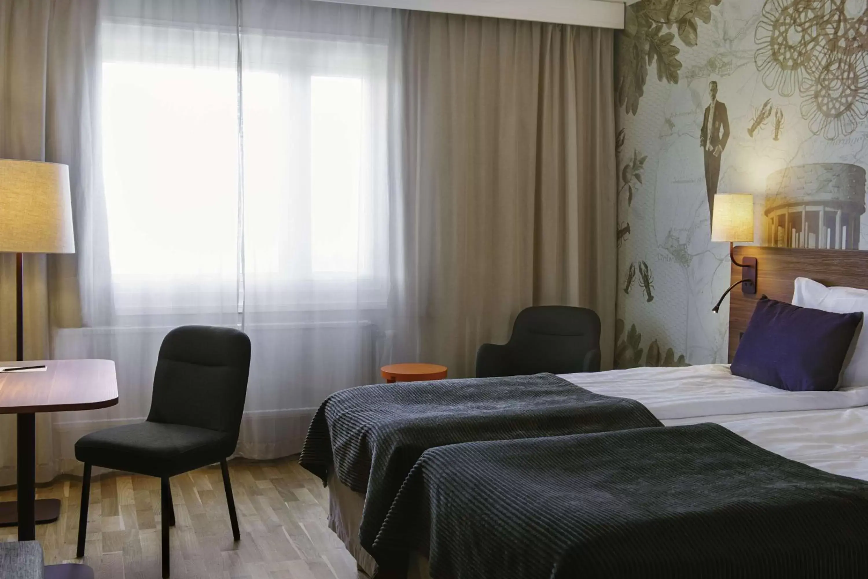 Photo of the whole room, Bed in Scandic Kungens Kurva