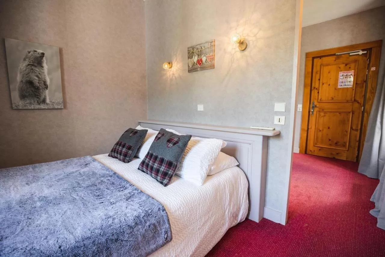 Bed in Hôtel Viallet
