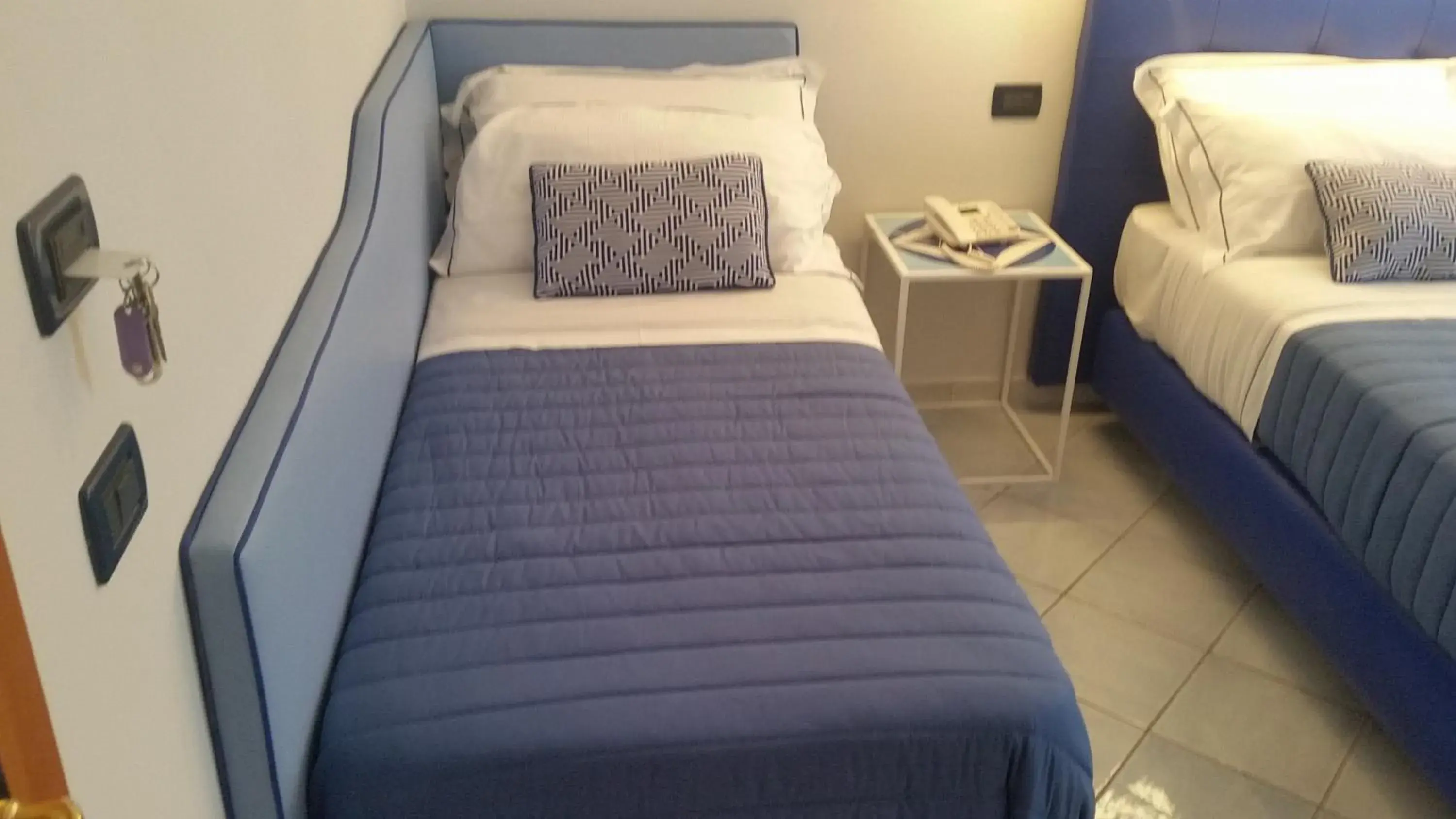 Bed in Hotel Leone