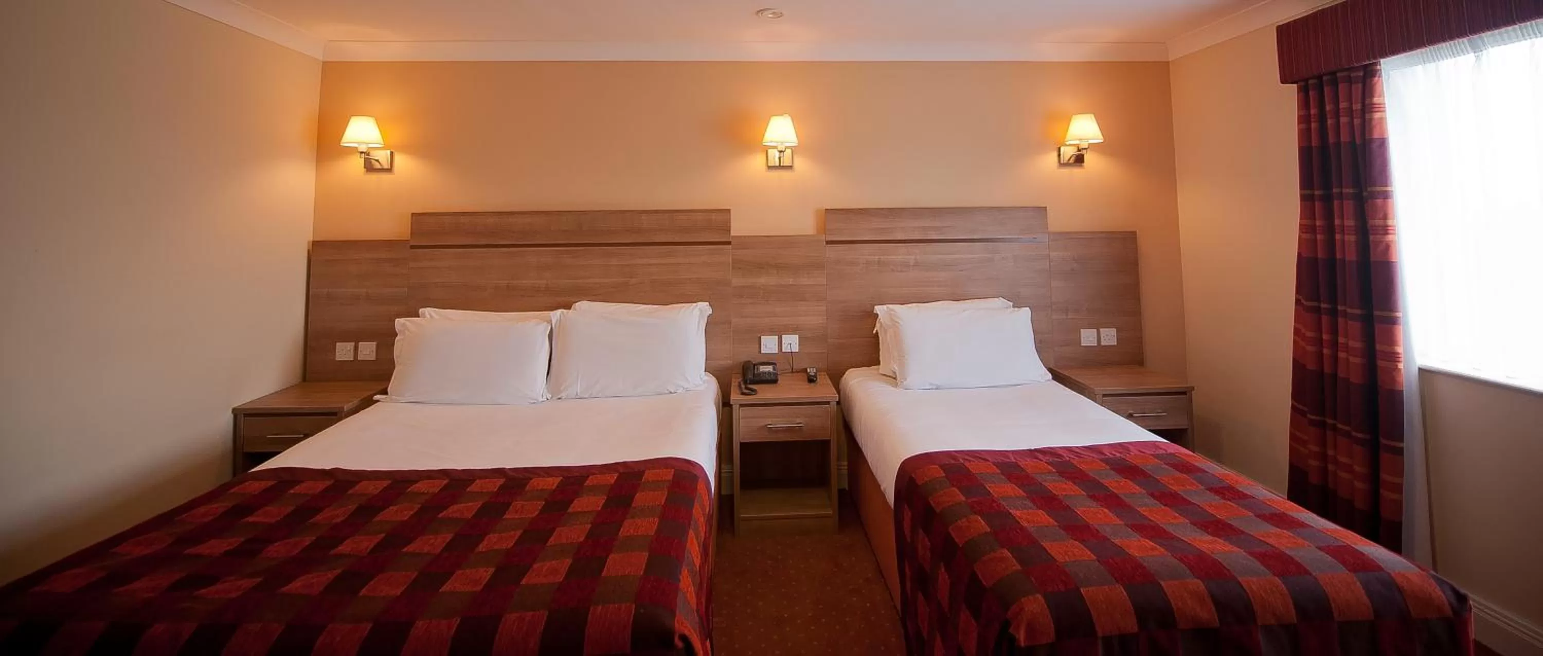 Bed in Corr's Corner Hotel