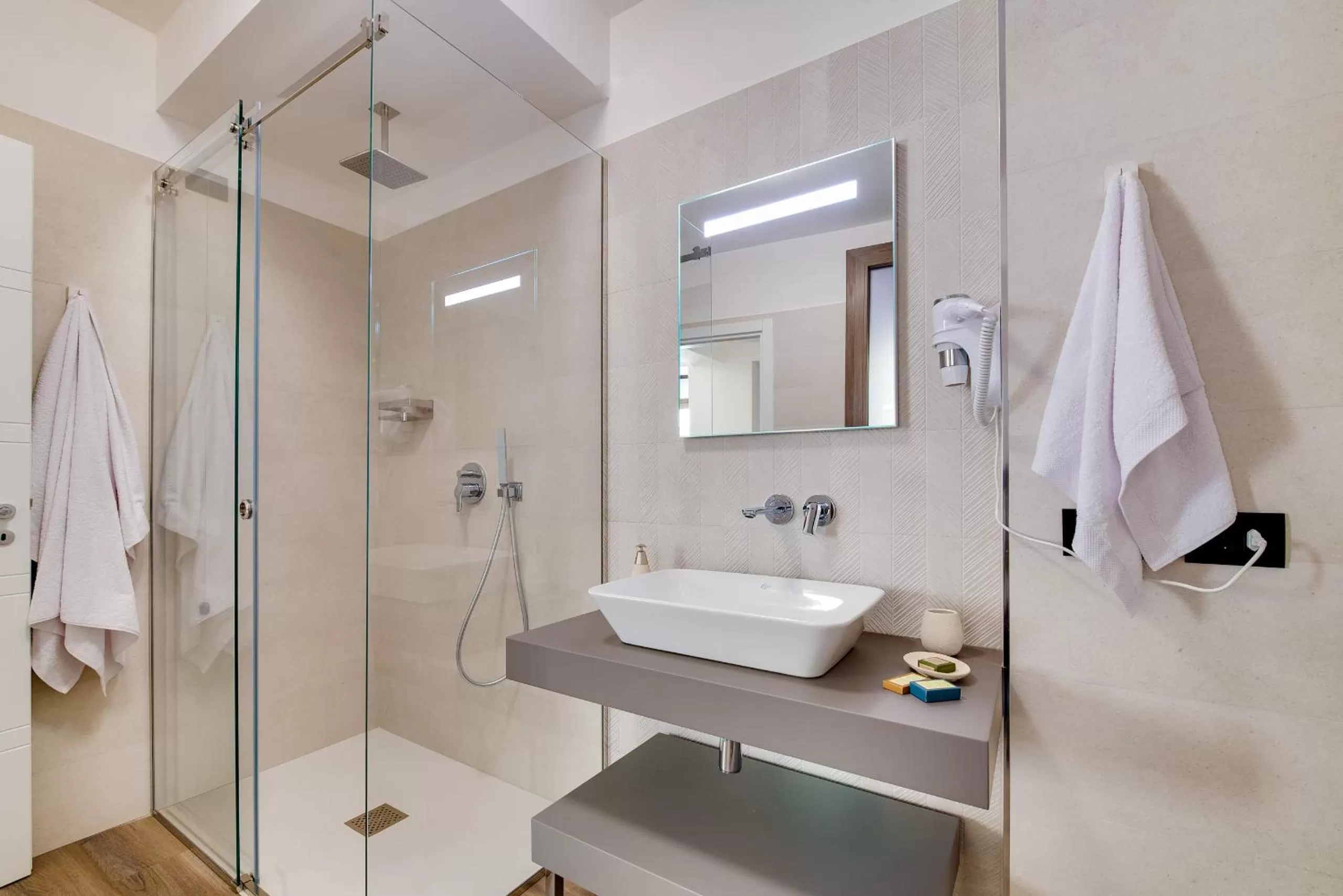 Bathroom in RoccaRegina Hotel