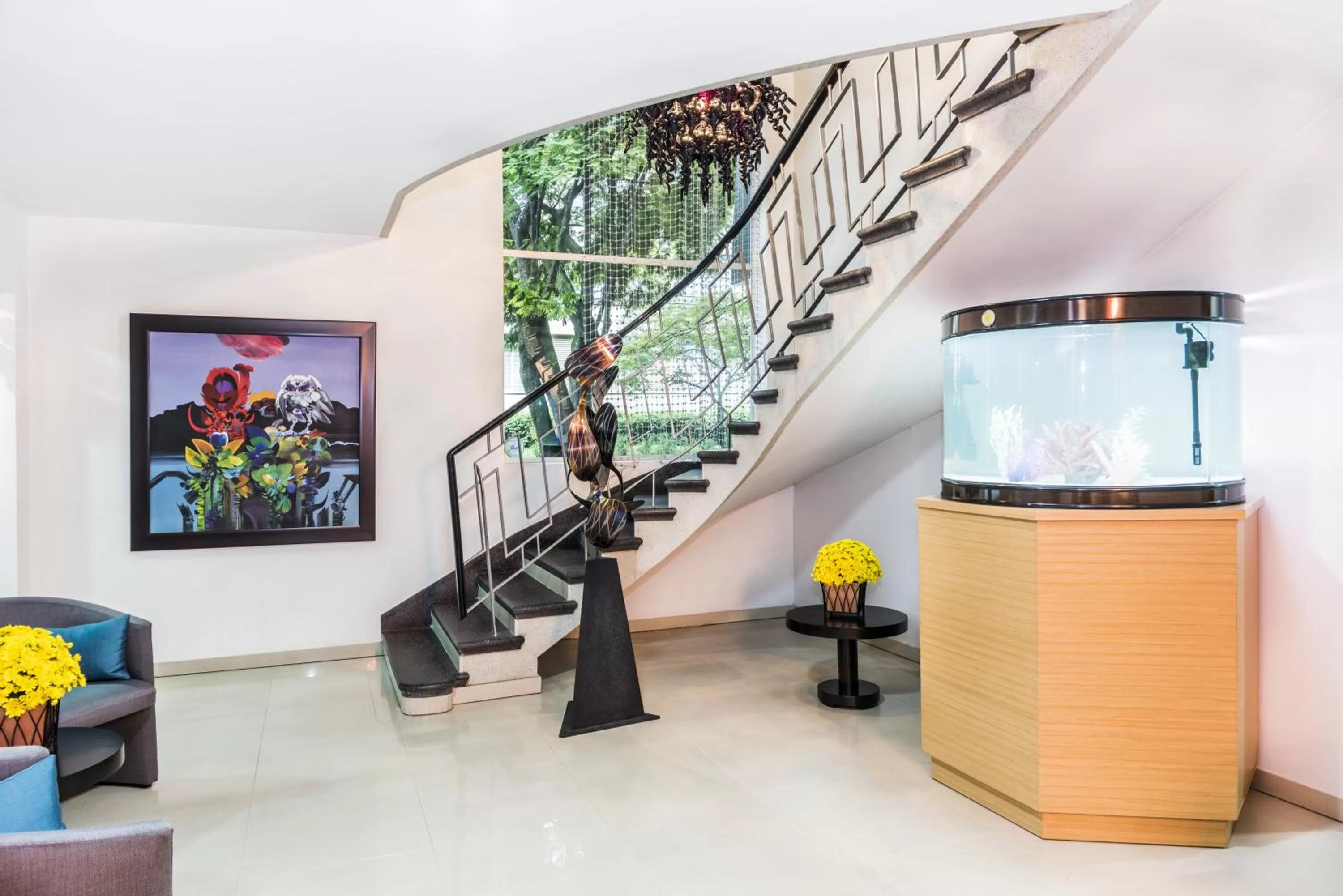 Lobby or reception in Hotel Asturias Medellin