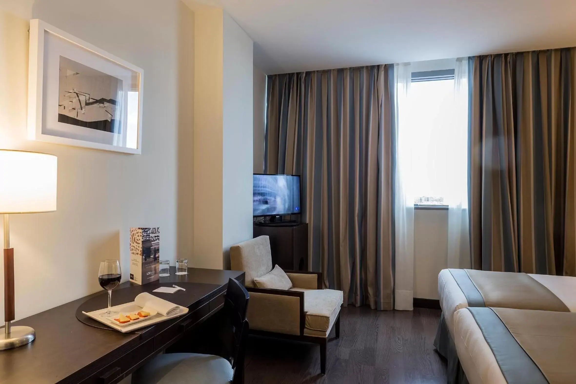 Bed in LCB Hotel Fuenlabrada Bed in LCB Hotel Fuenlabrada