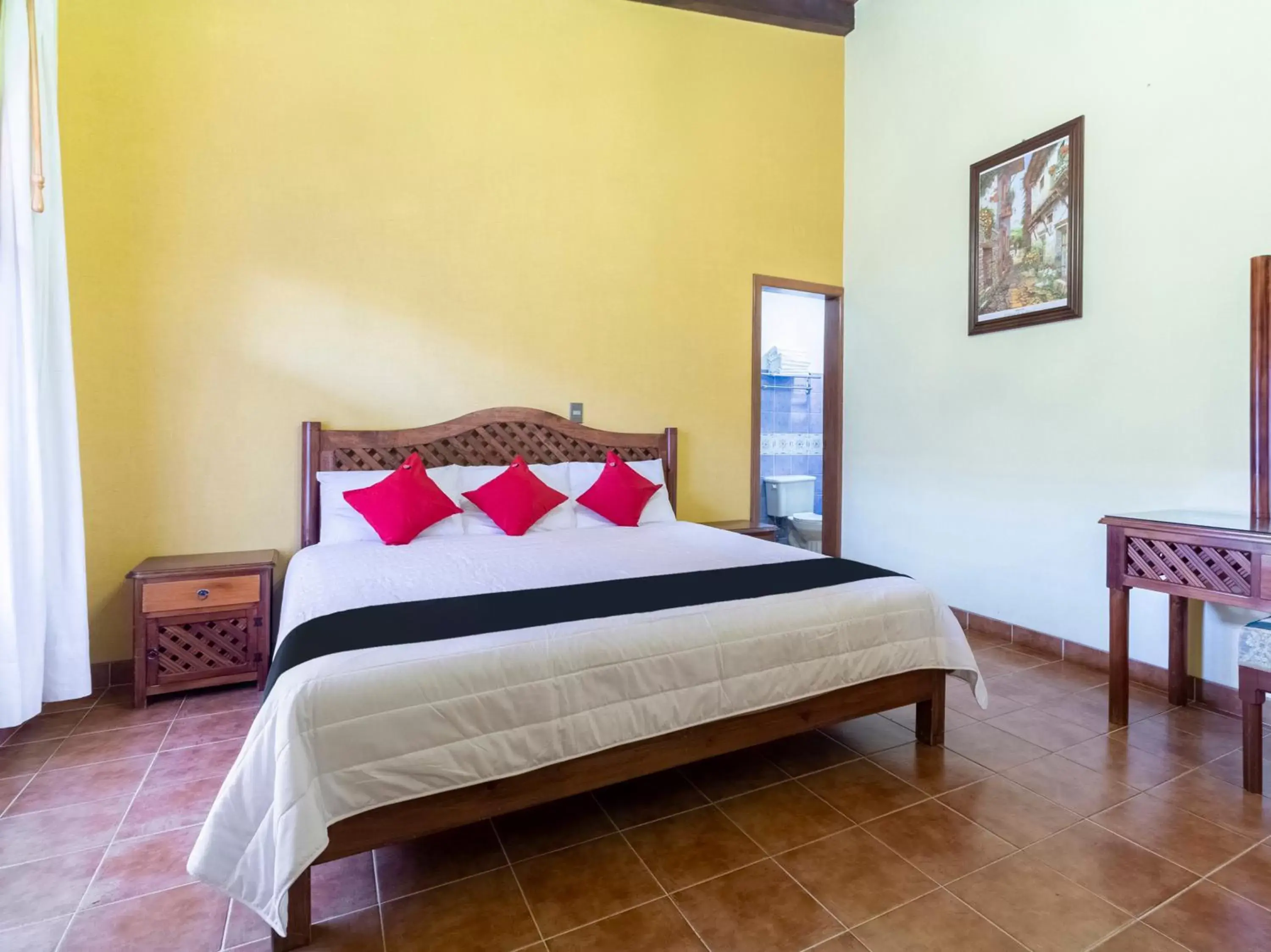 Bedroom, Bed in Hotel Jardín de Tereza