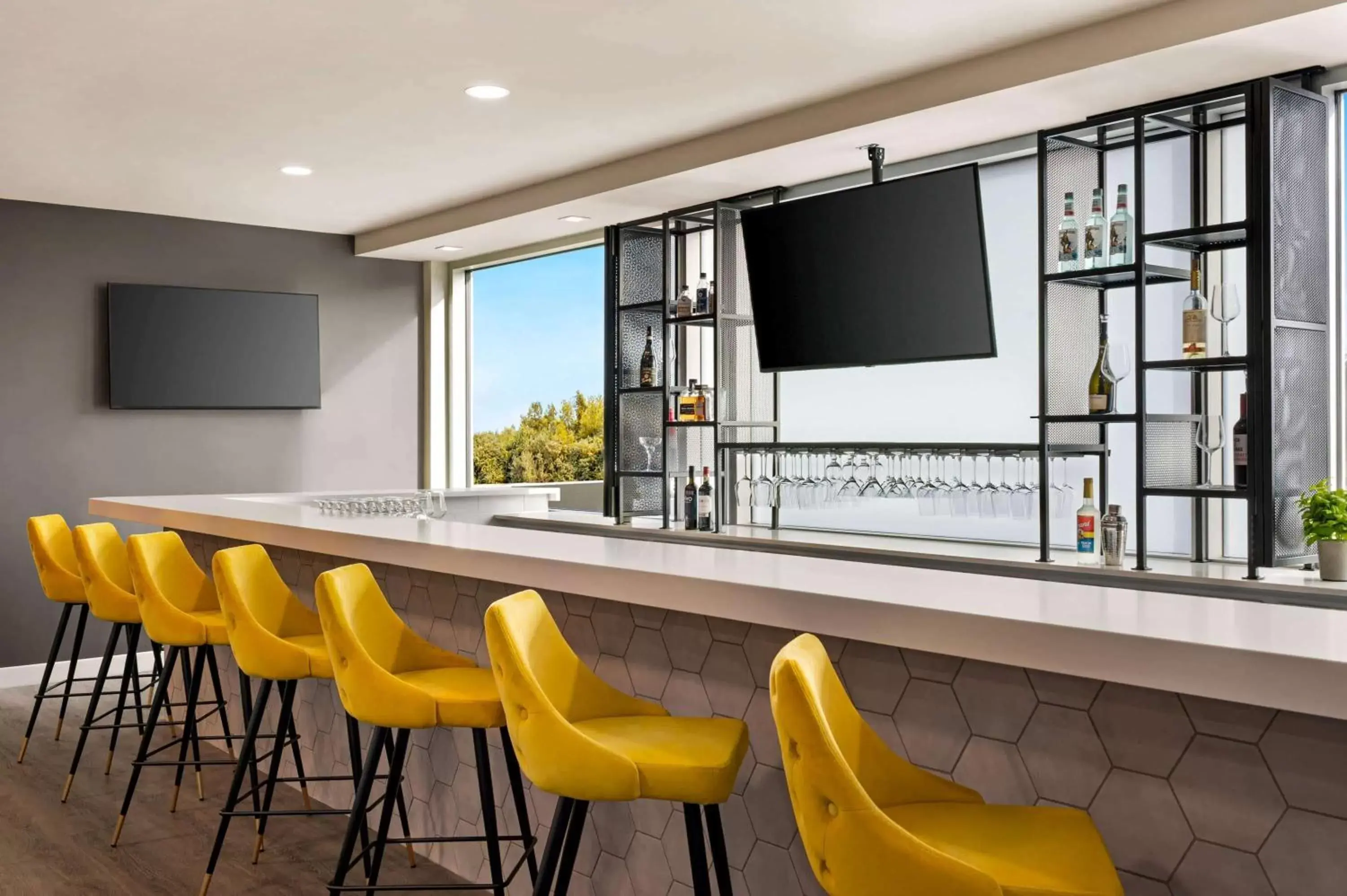 Lounge or bar, TV/Entertainment Center in Microtel Inn & Suites by Wyndham Antigonish