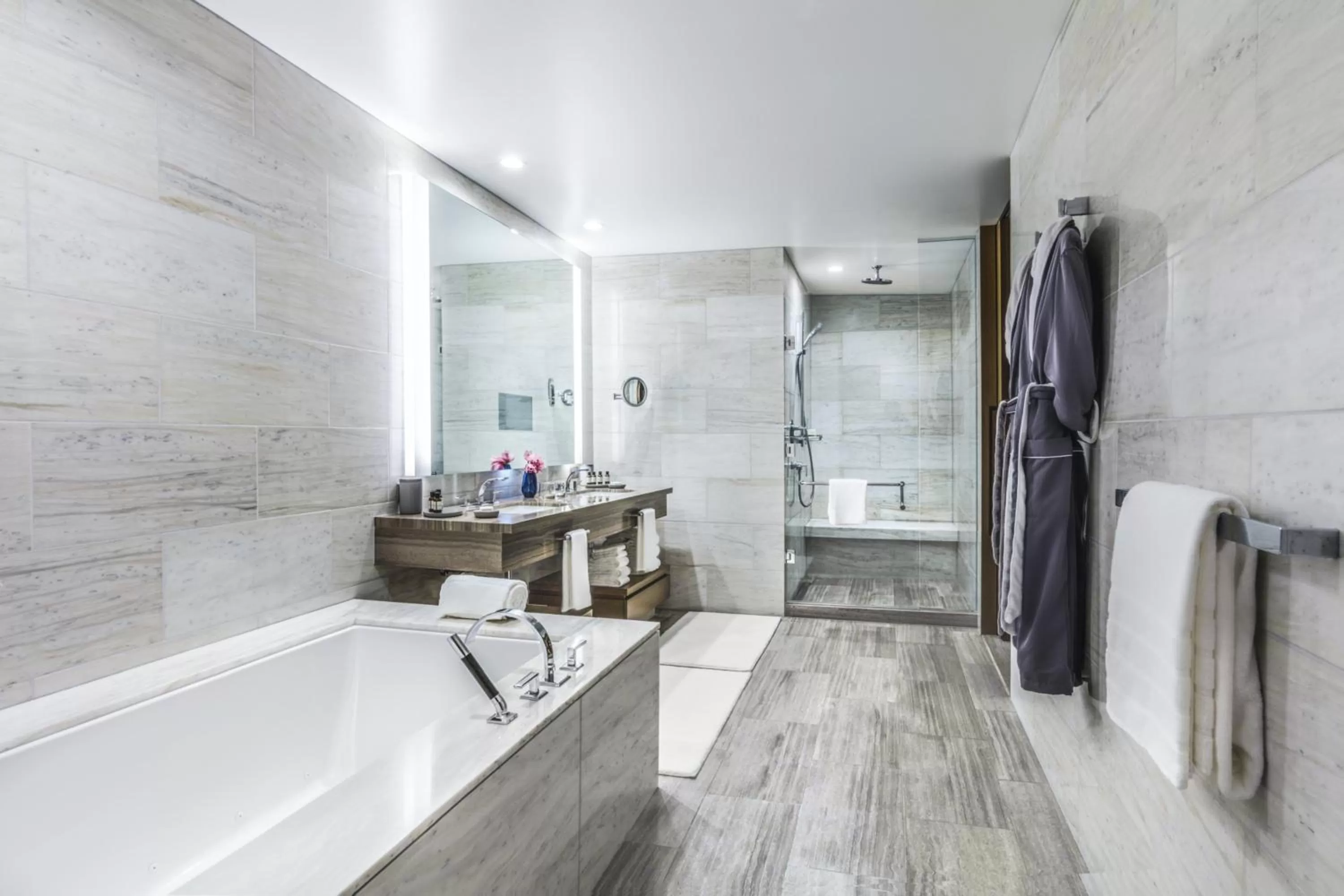 Bathroom in InterContinental - Los Angeles Downtown by IHG