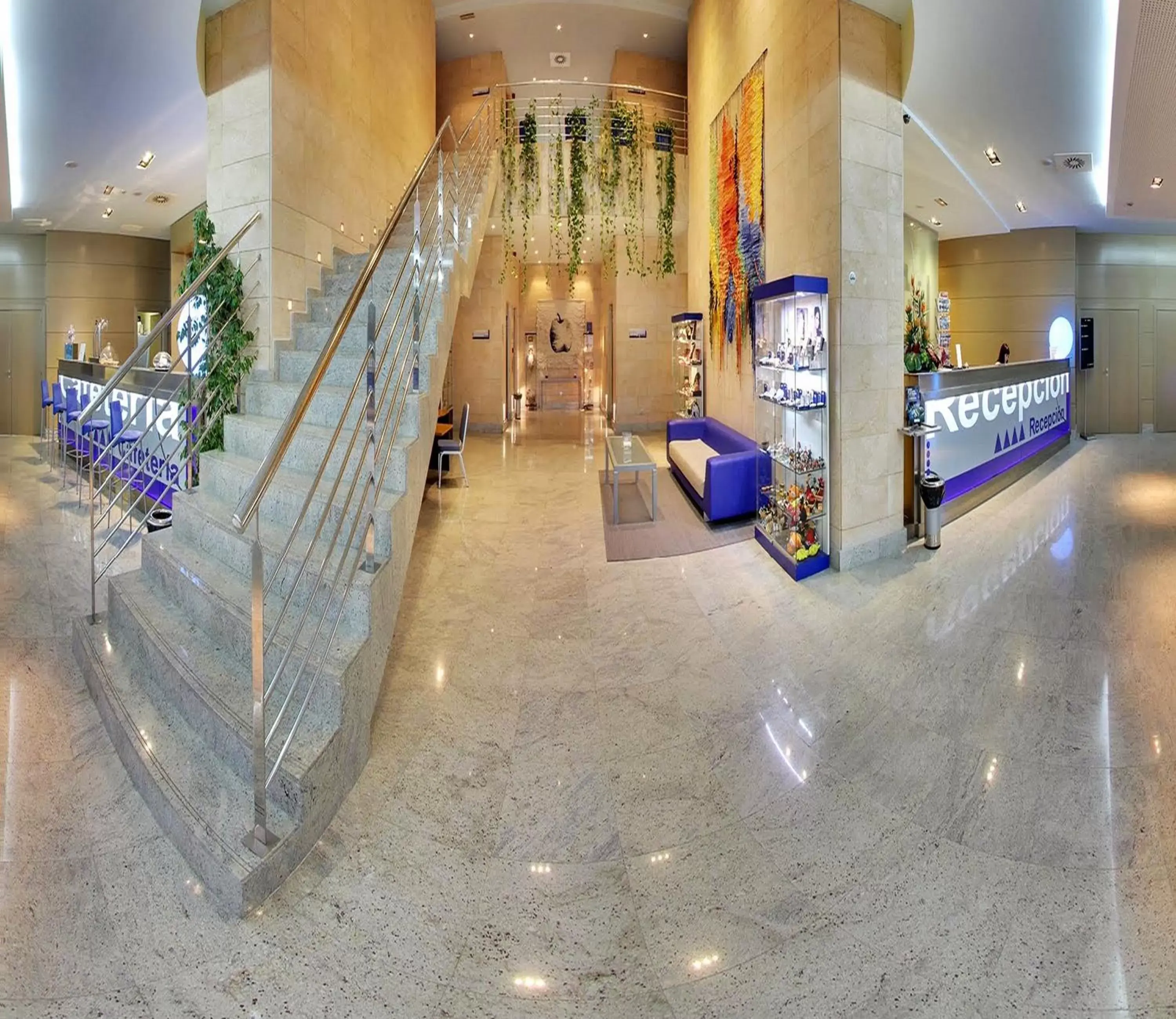 Lobby or reception in Hotel Mas Camarena