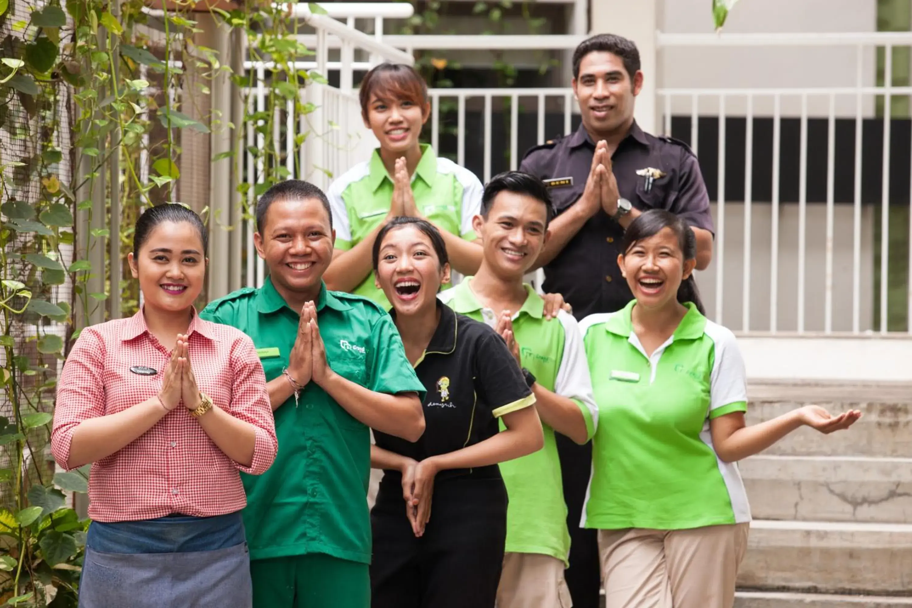 Staff in Grandmas Plus Hotel Legian