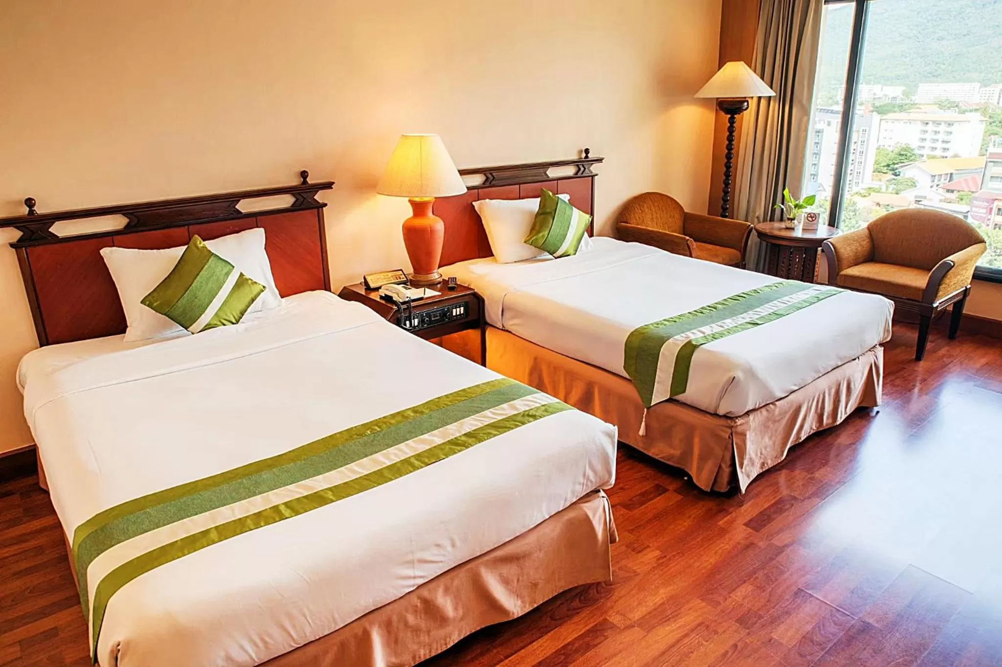 Bed in Chiangmai Grandview Hotel & Convention Center