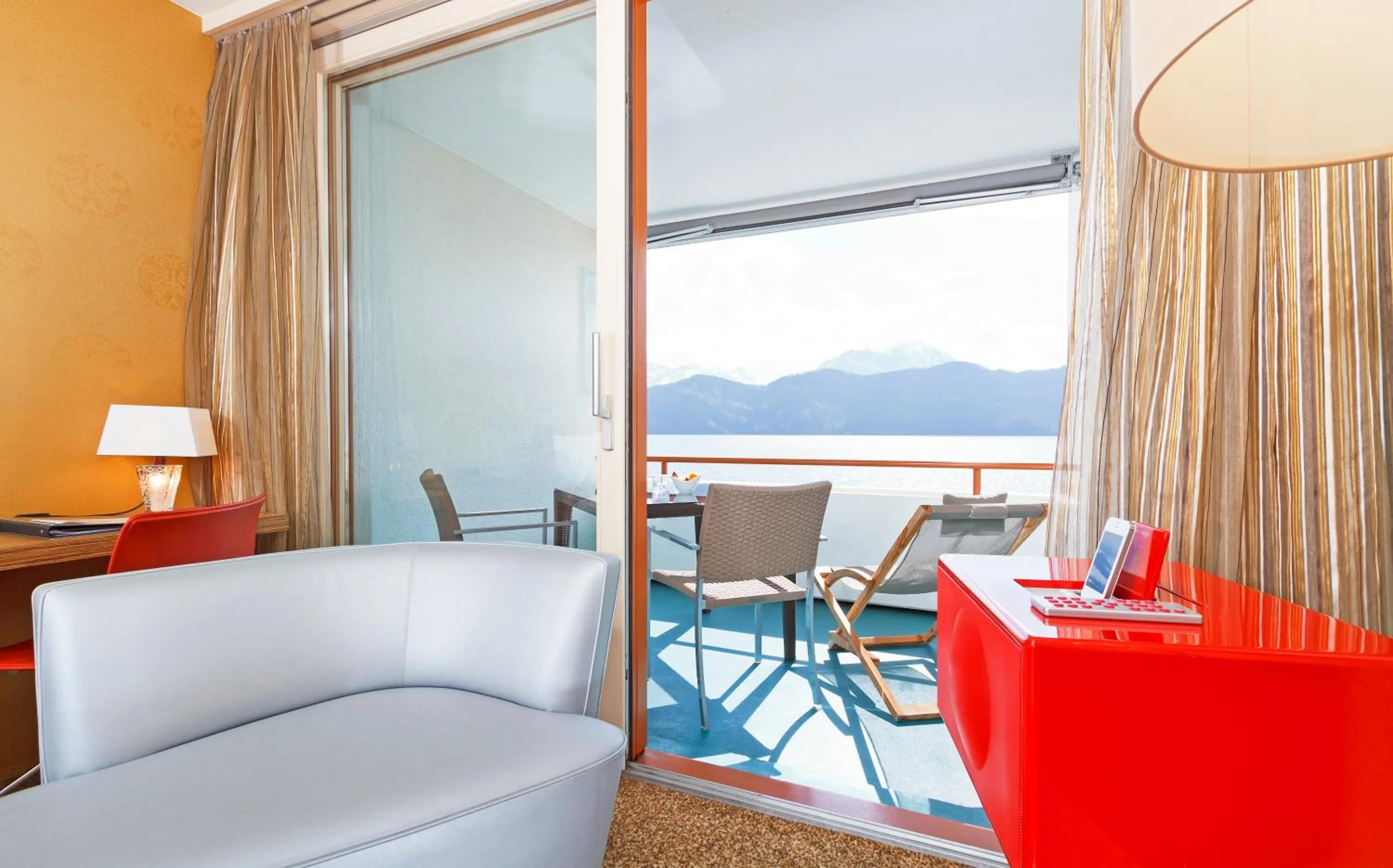 Balcony/Terrace in Post Hotel Weggis