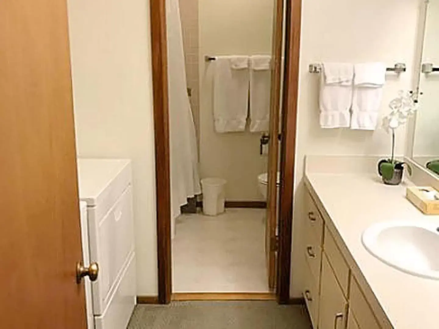 Bathroom in Jackson Hole Vacation Condominiums, a VRI resort