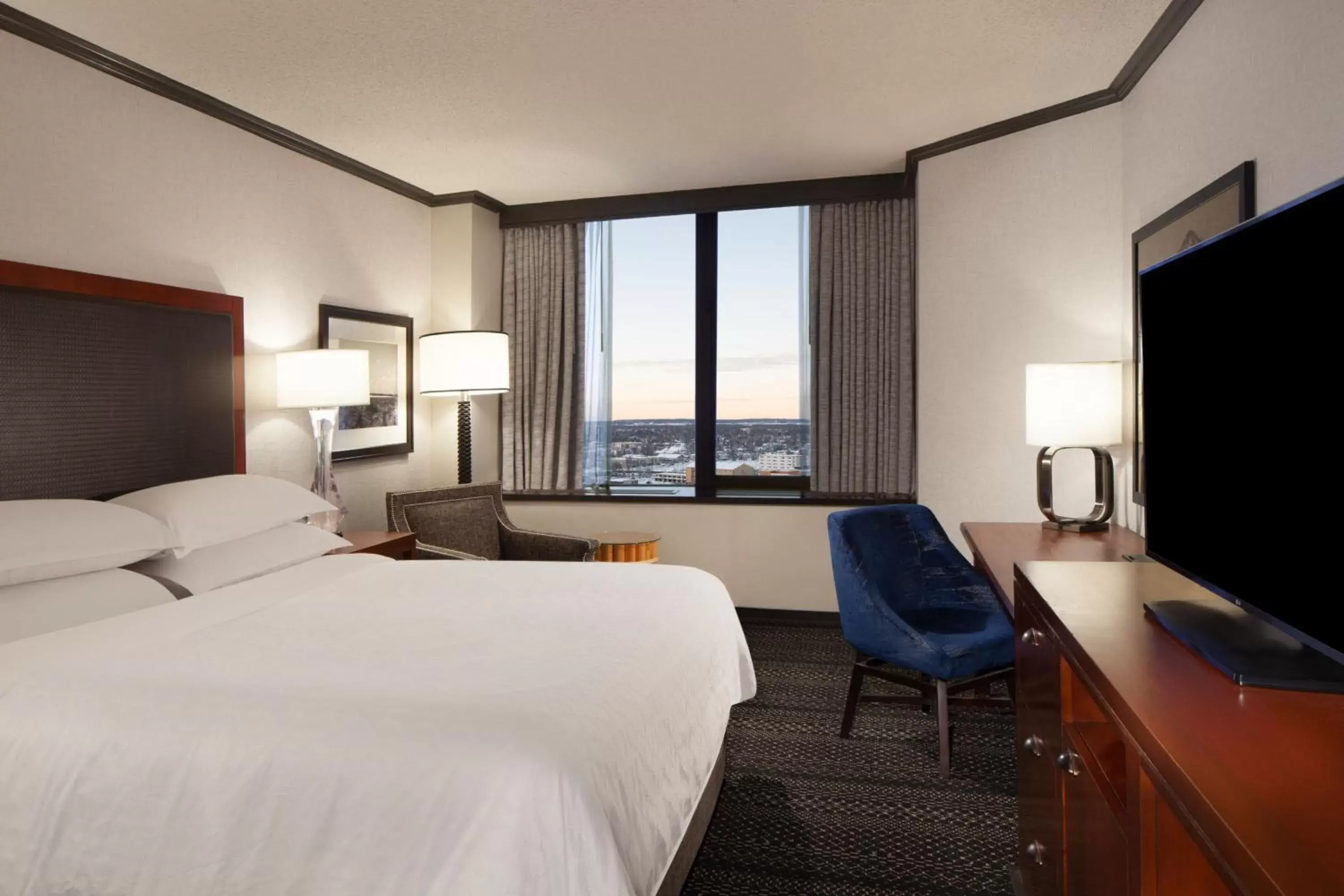 Photo of the whole room, TV/Entertainment Center in Sheraton Anchorage Hotel