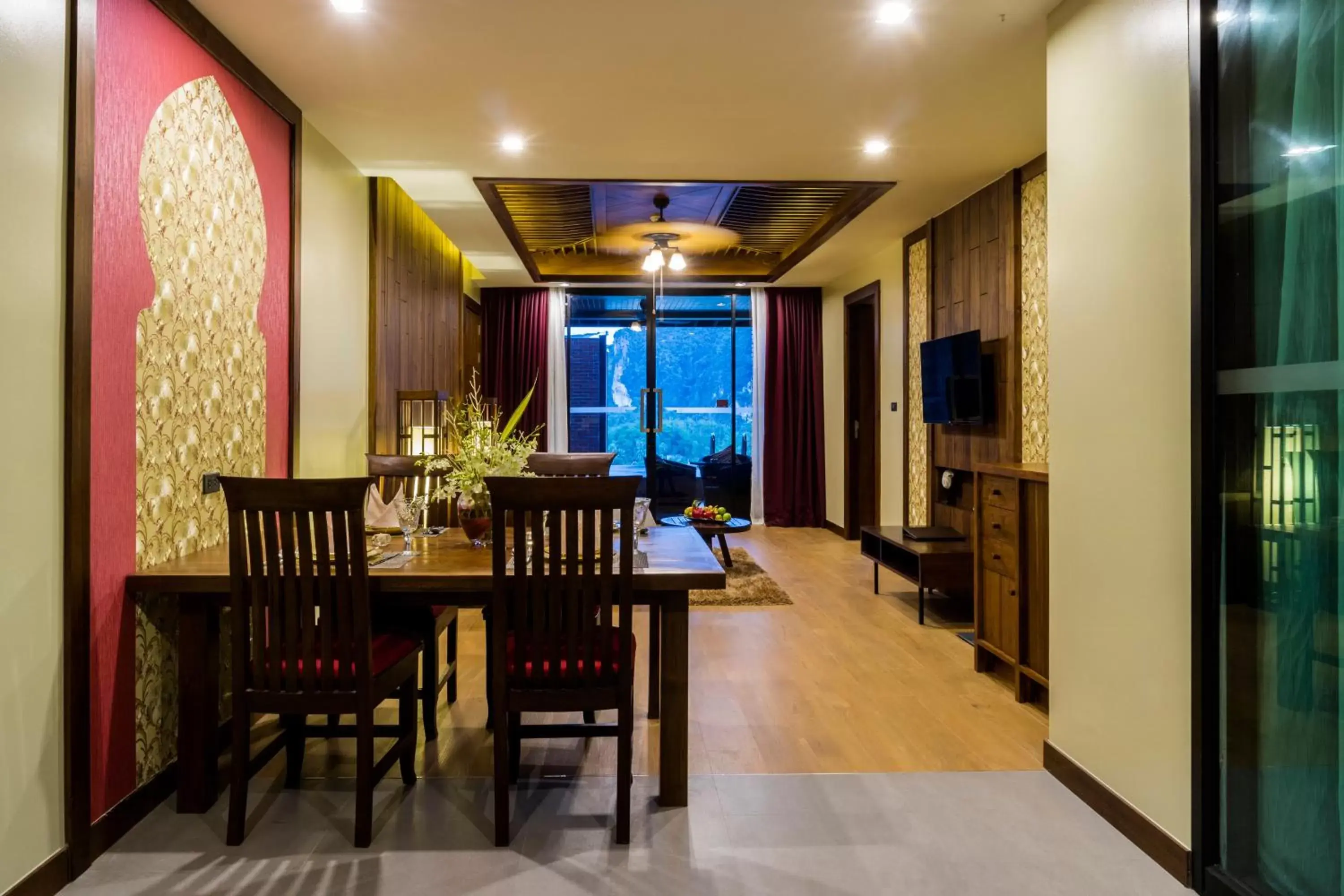 Living room, Dining Area in Aonang Phu Pi Maan Resort & Spa - SHA Extra Plus