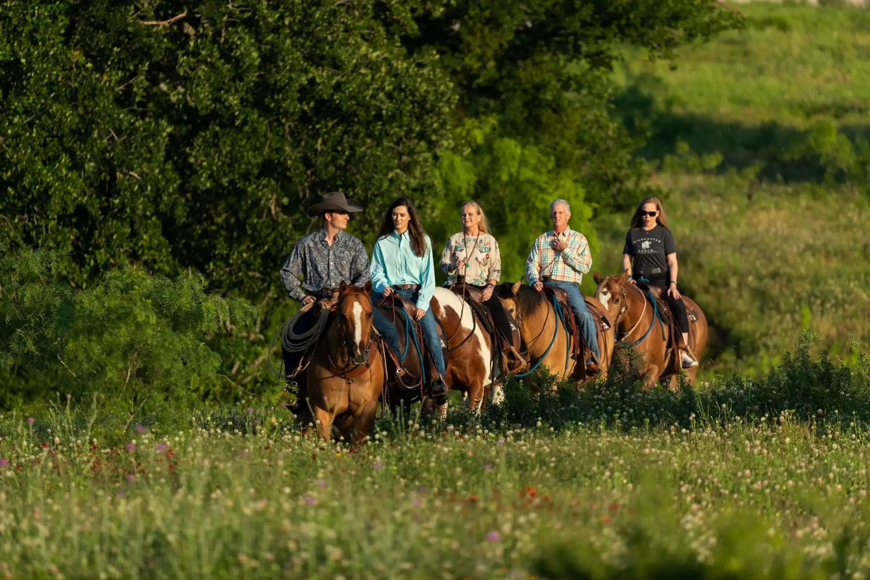 People, Horseback Riding in Wildcatter Ranch and Resort