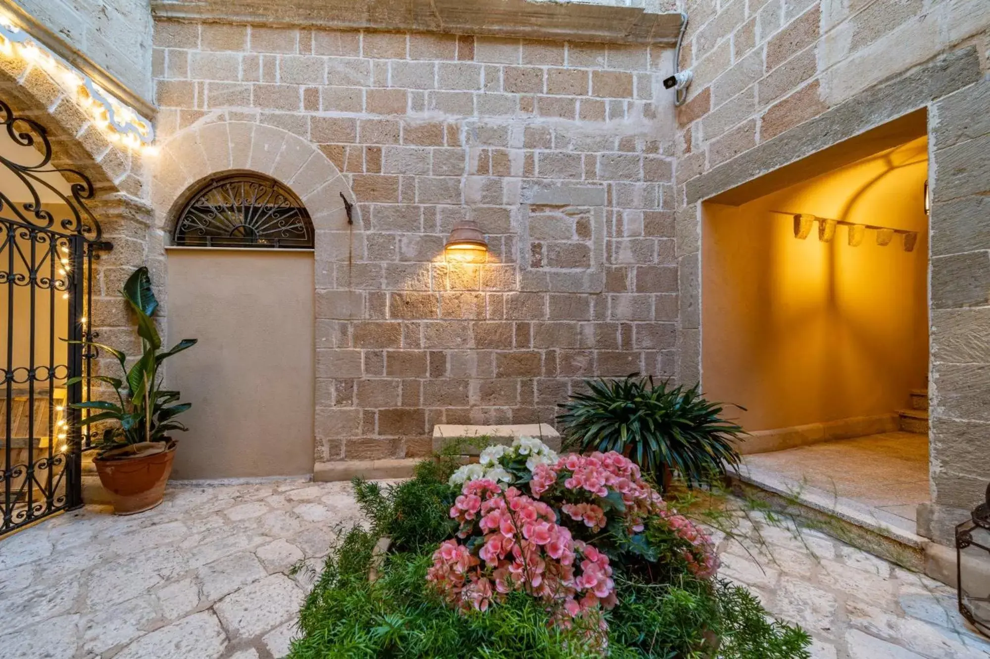 Garden view in Palazzo De Mori Garden view in Palazzo De Mori