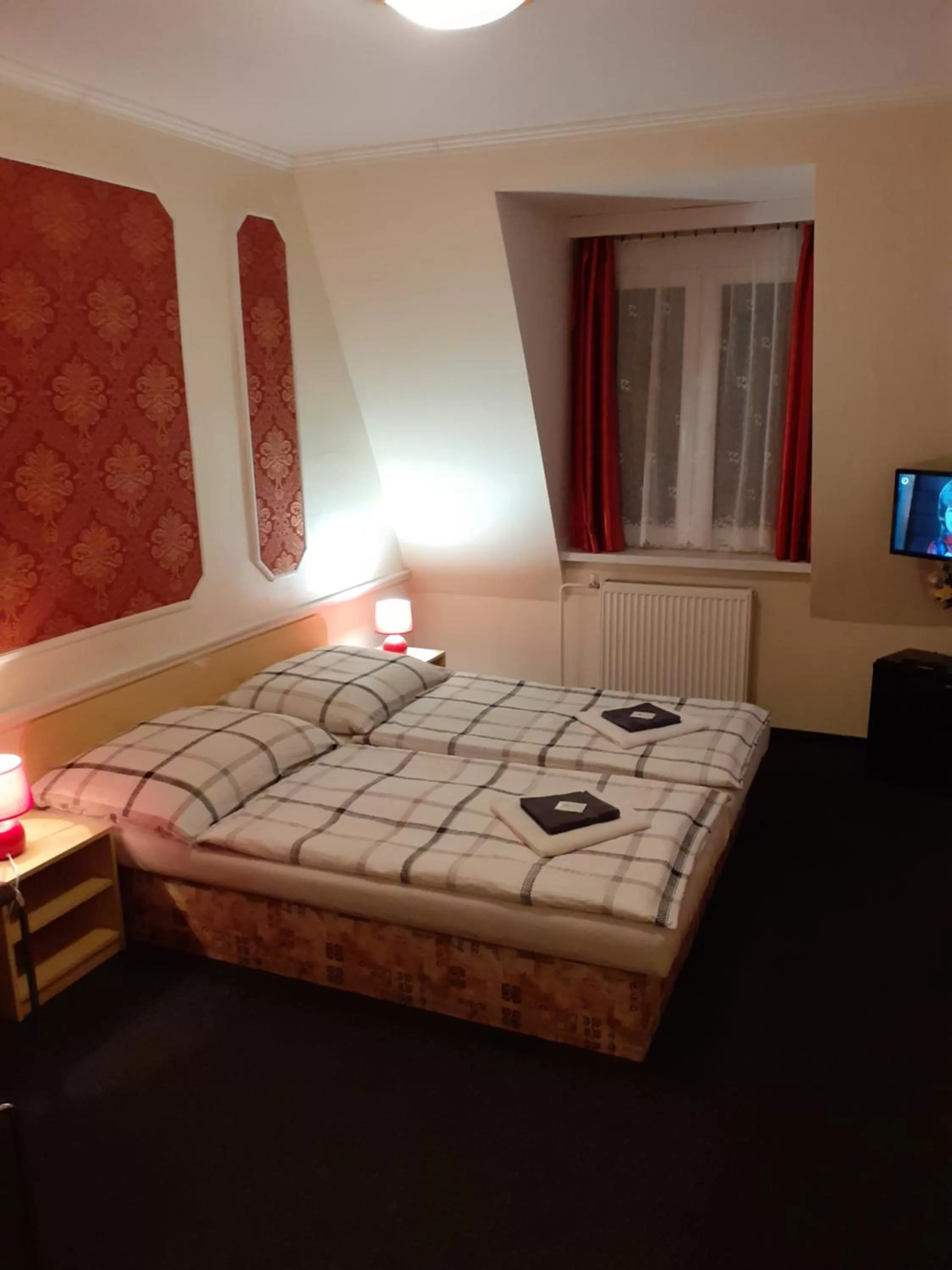 Decorative detail, Bed in Simple Pension Velický Zámoček