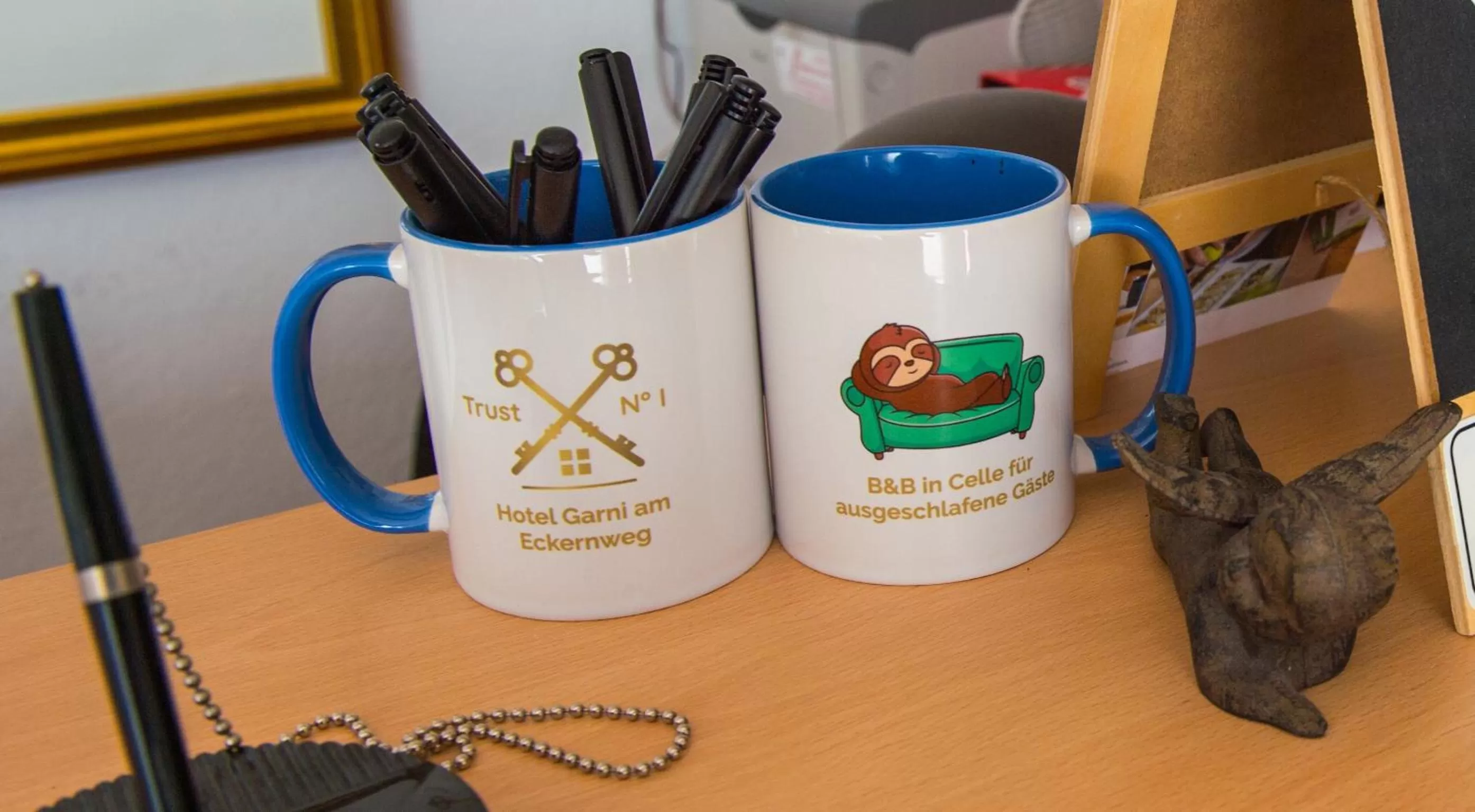 Property logo or sign in Hotel Garni am Eckernweg