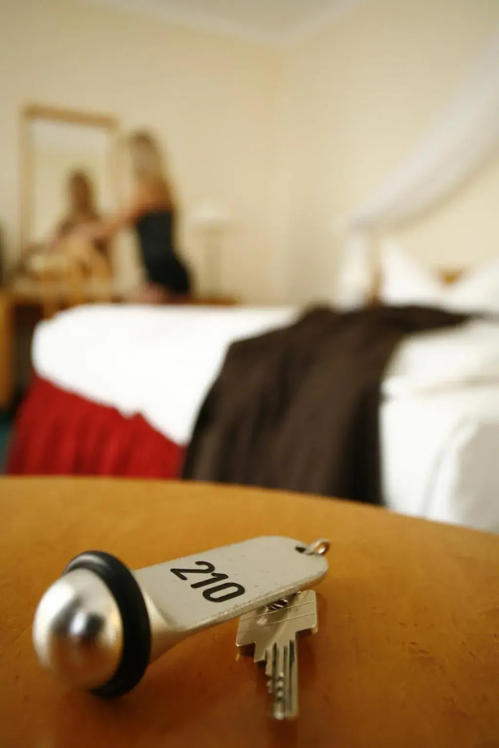 Decorative detail, Bed in Park Hotel Fasanerie Neustrelitz