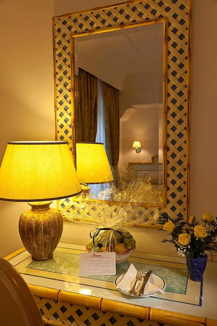 Decorative detail, Seating Area in Grand Hotel Il Moresco