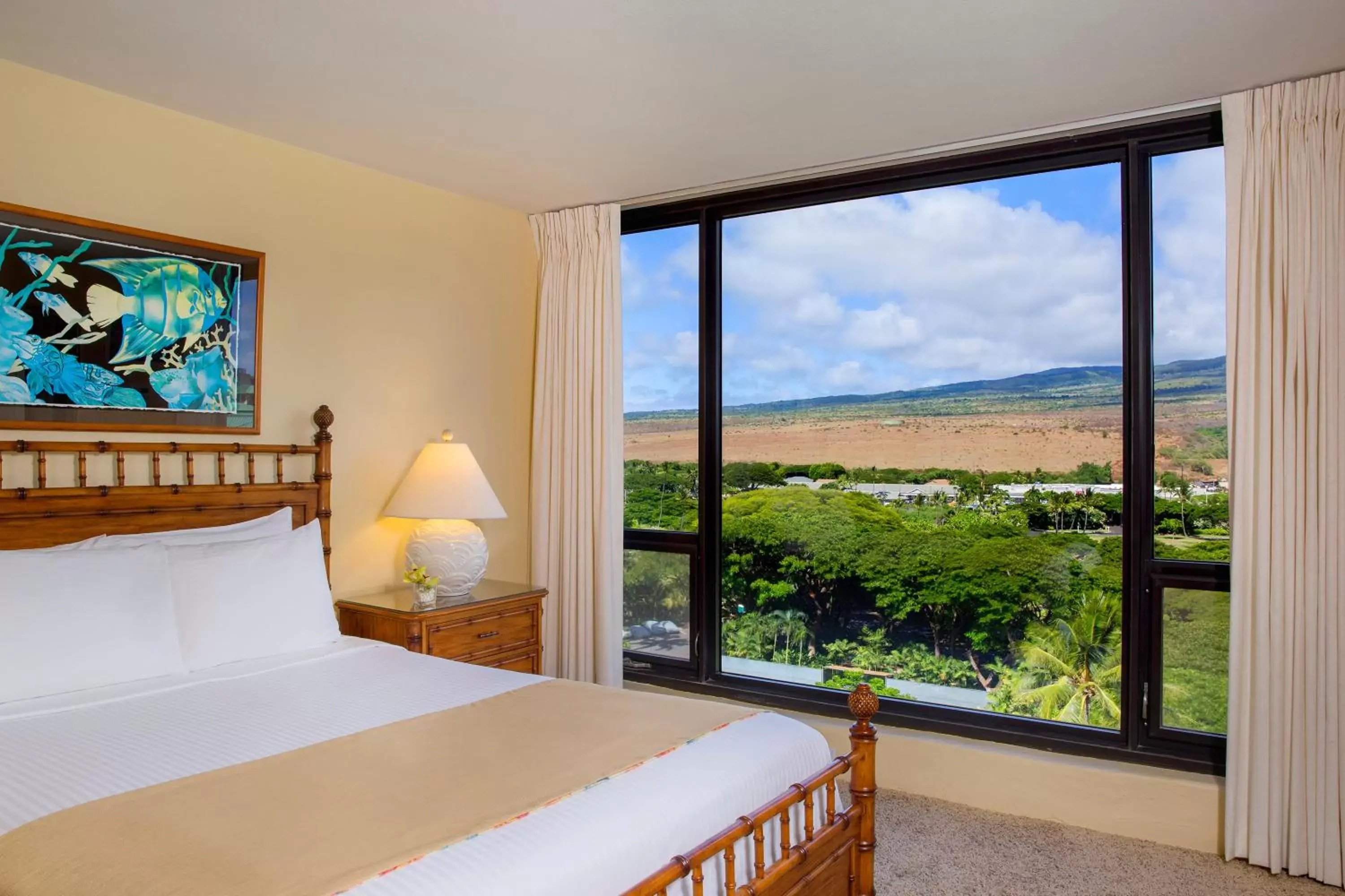 Bedroom, Mountain View in Aston Mahana at Kaanapali