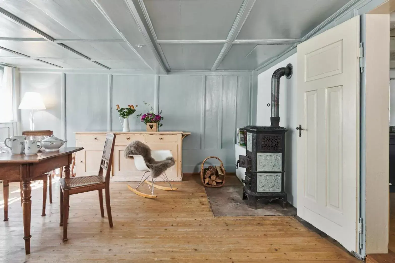 Living room, Kitchen/Kitchenette in Fischerhäuser Romanshorn