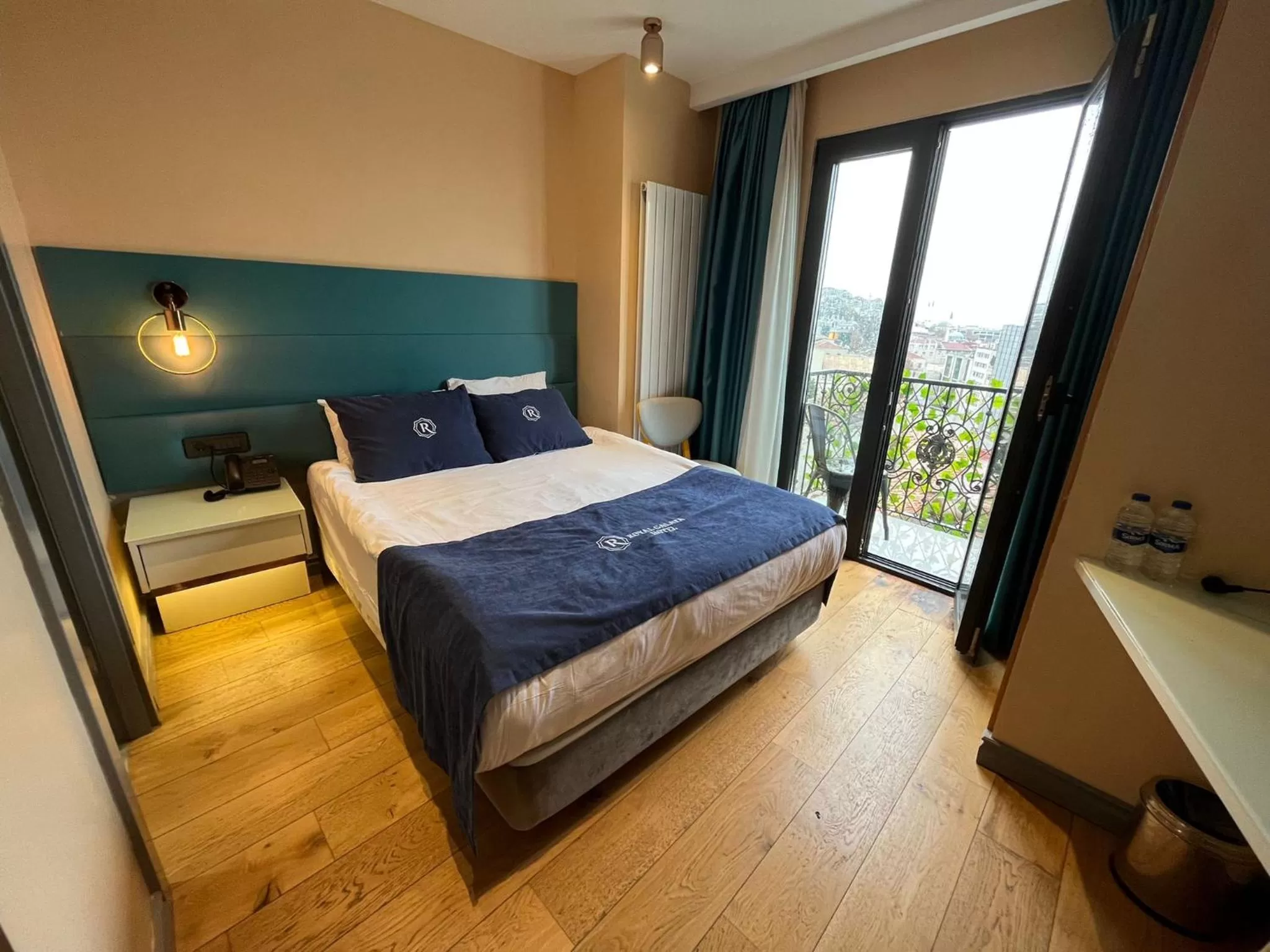 Bed in Royal Galata Hotel