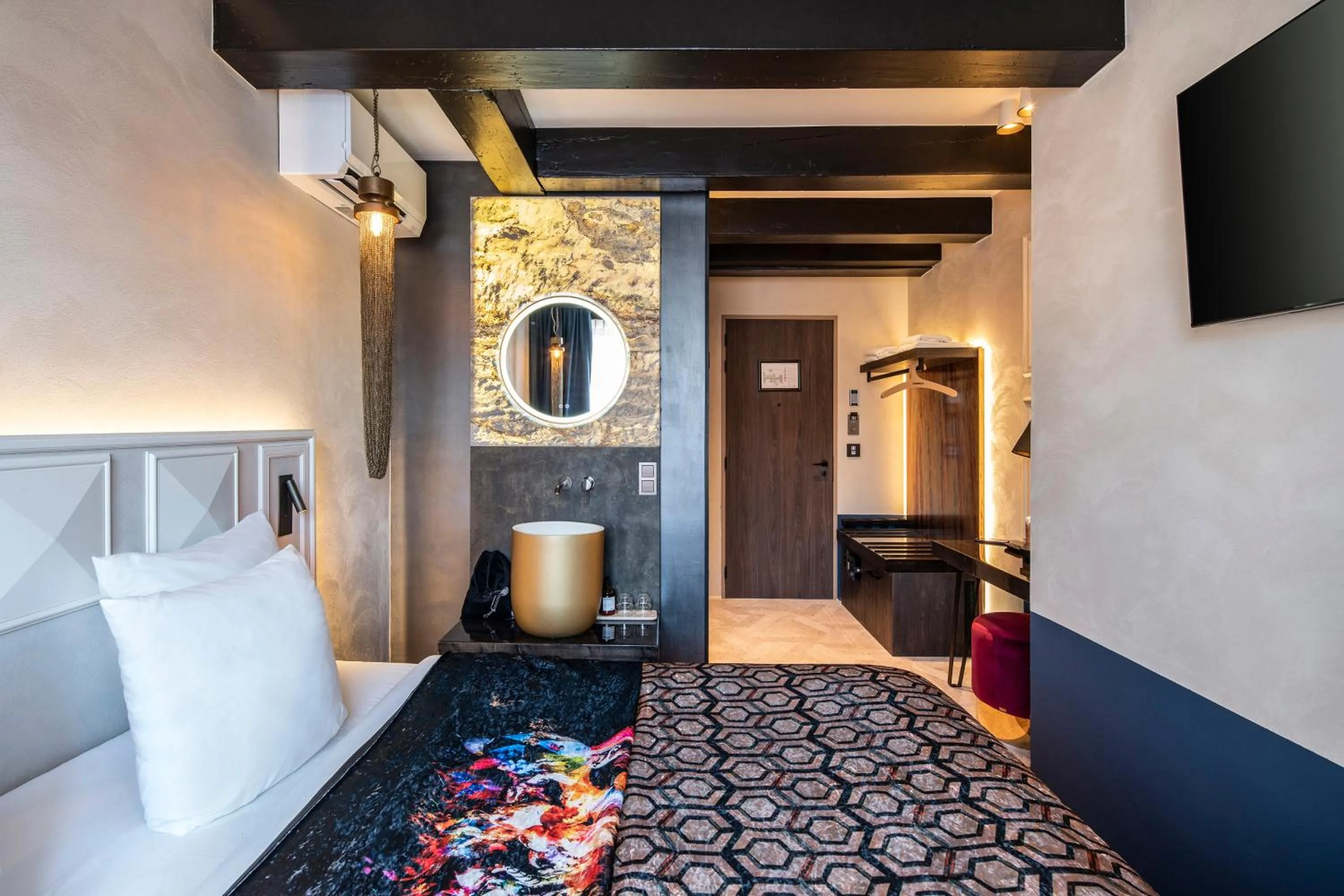 Bedroom, Bed in Rokin Hotel