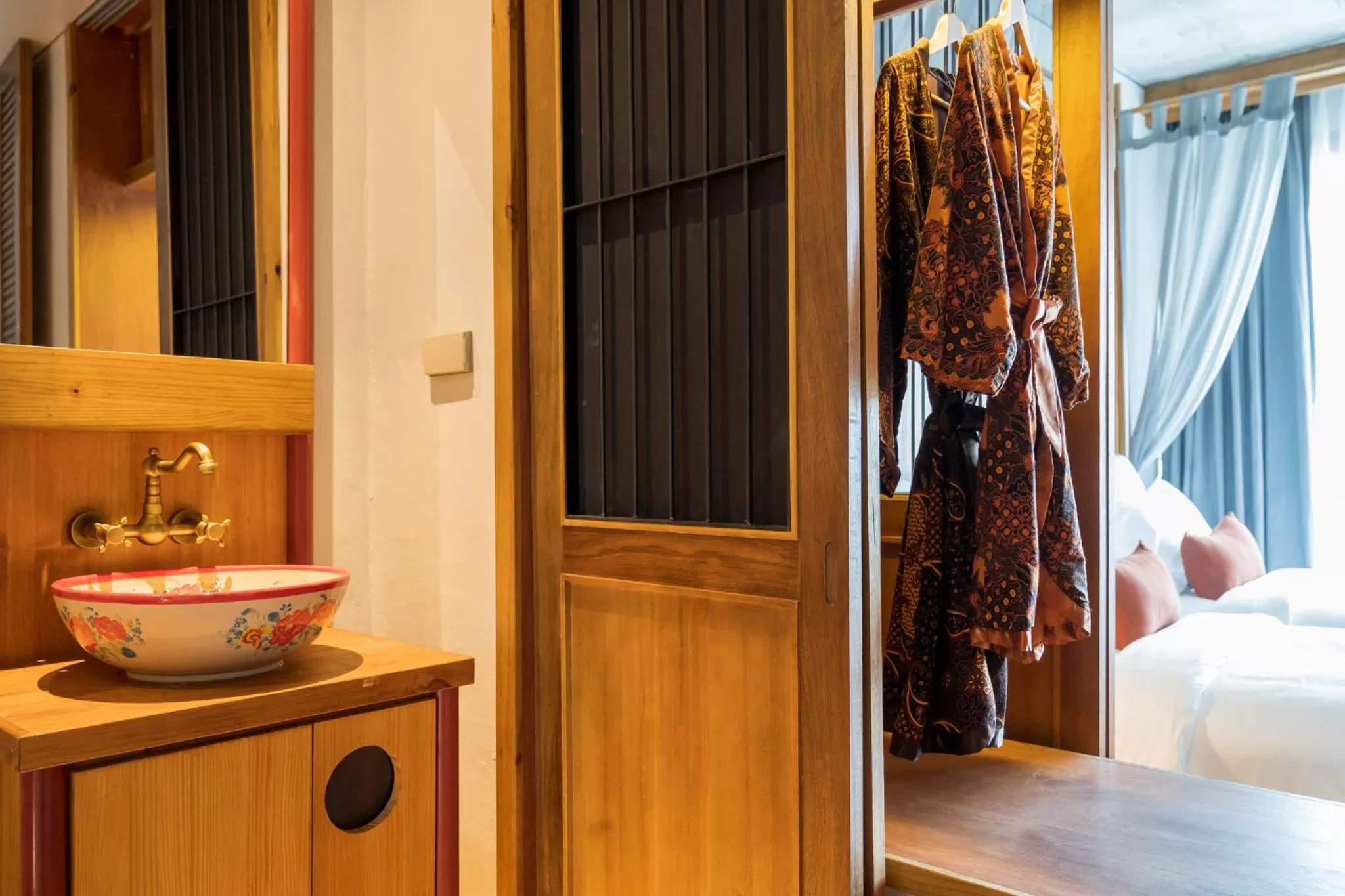 Bed in Hotel Gahn Khao Lak