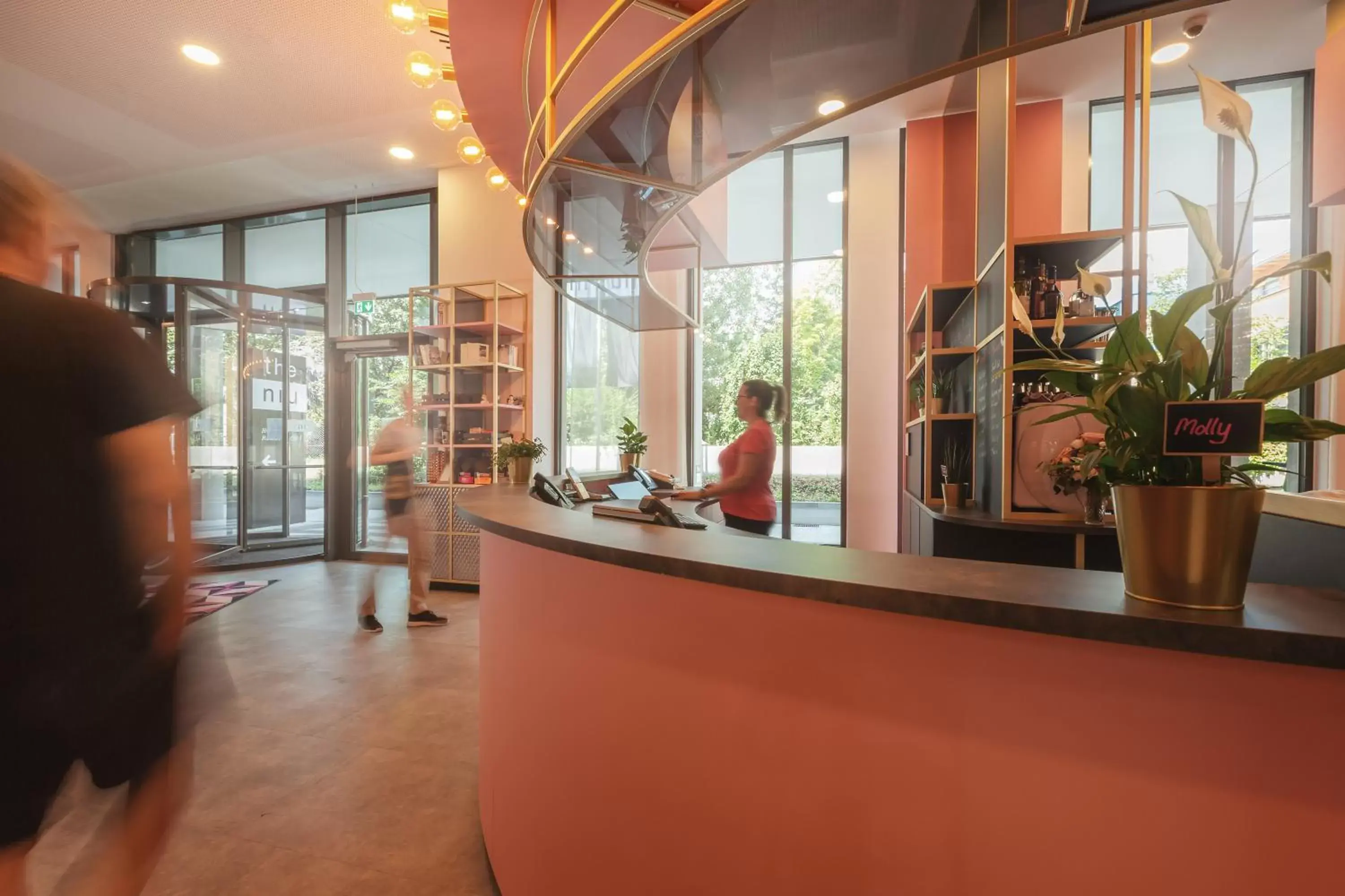Lobby or reception in Holiday Inn - the niu, Loco Munich North by IHG Lobby or reception in Holiday Inn - the niu, Loco Munich North by IHG