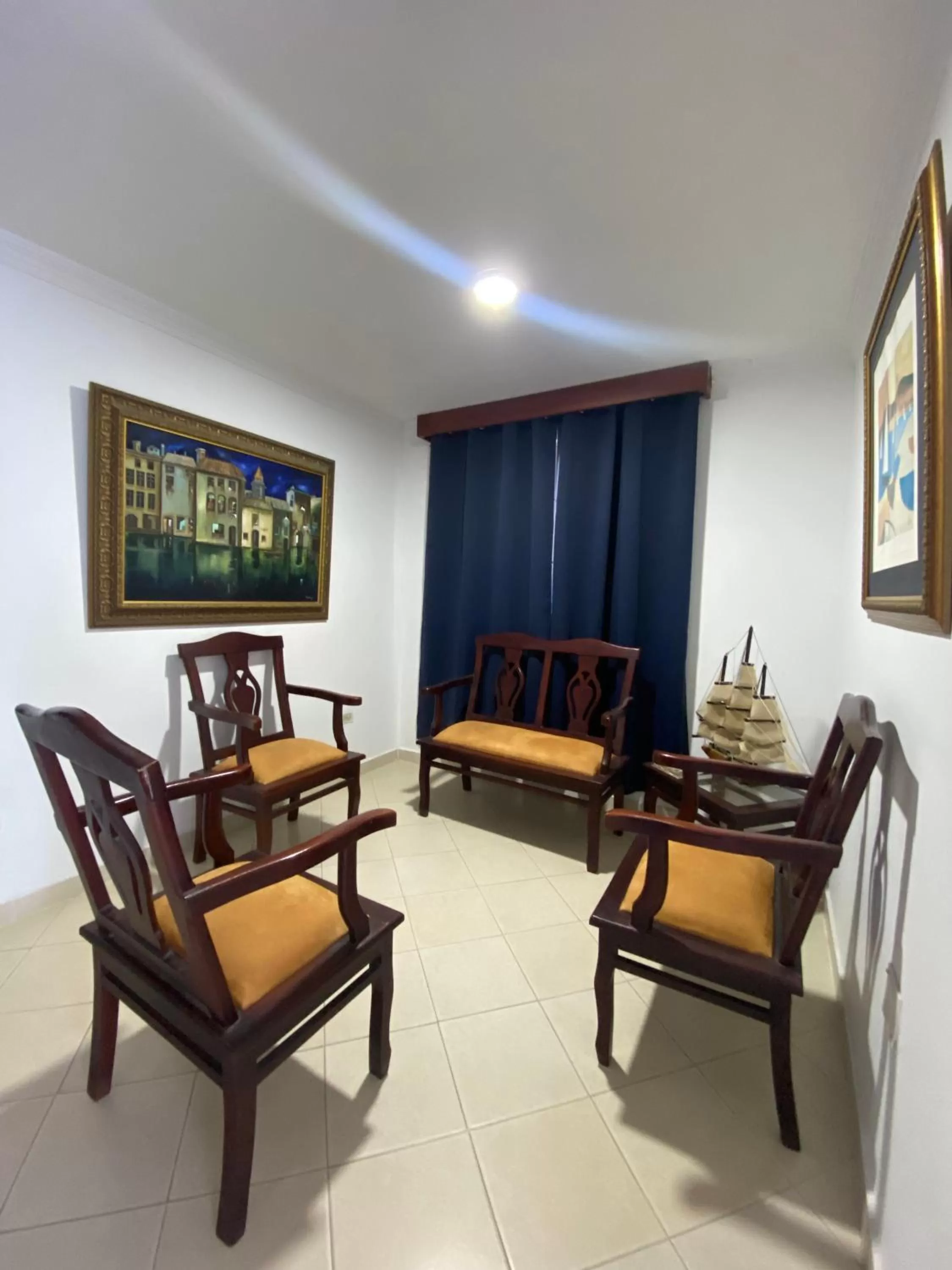 Living room in Hotel La Guajira
