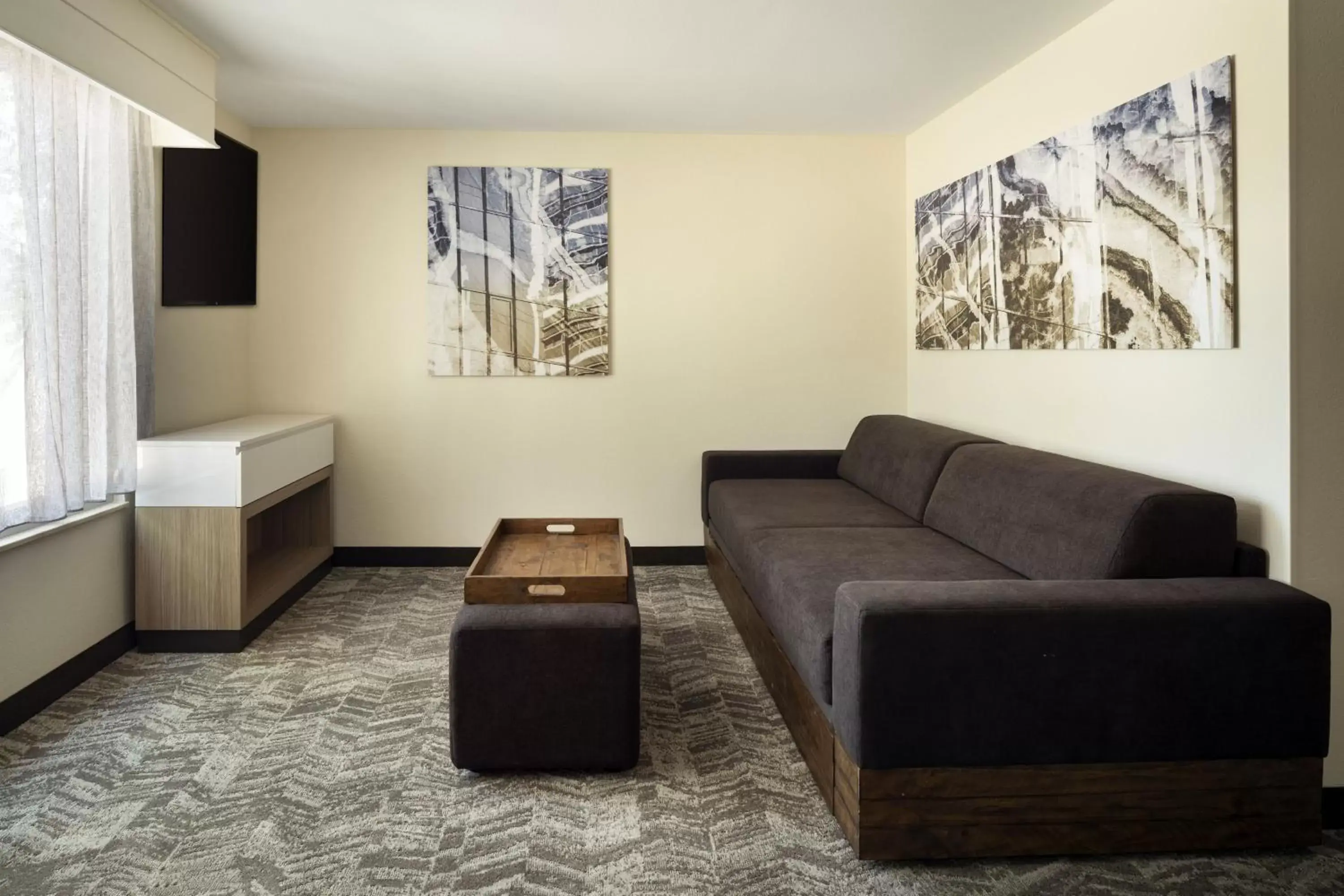 Living room, Seating Area in SpringHill Suites Fort Worth University