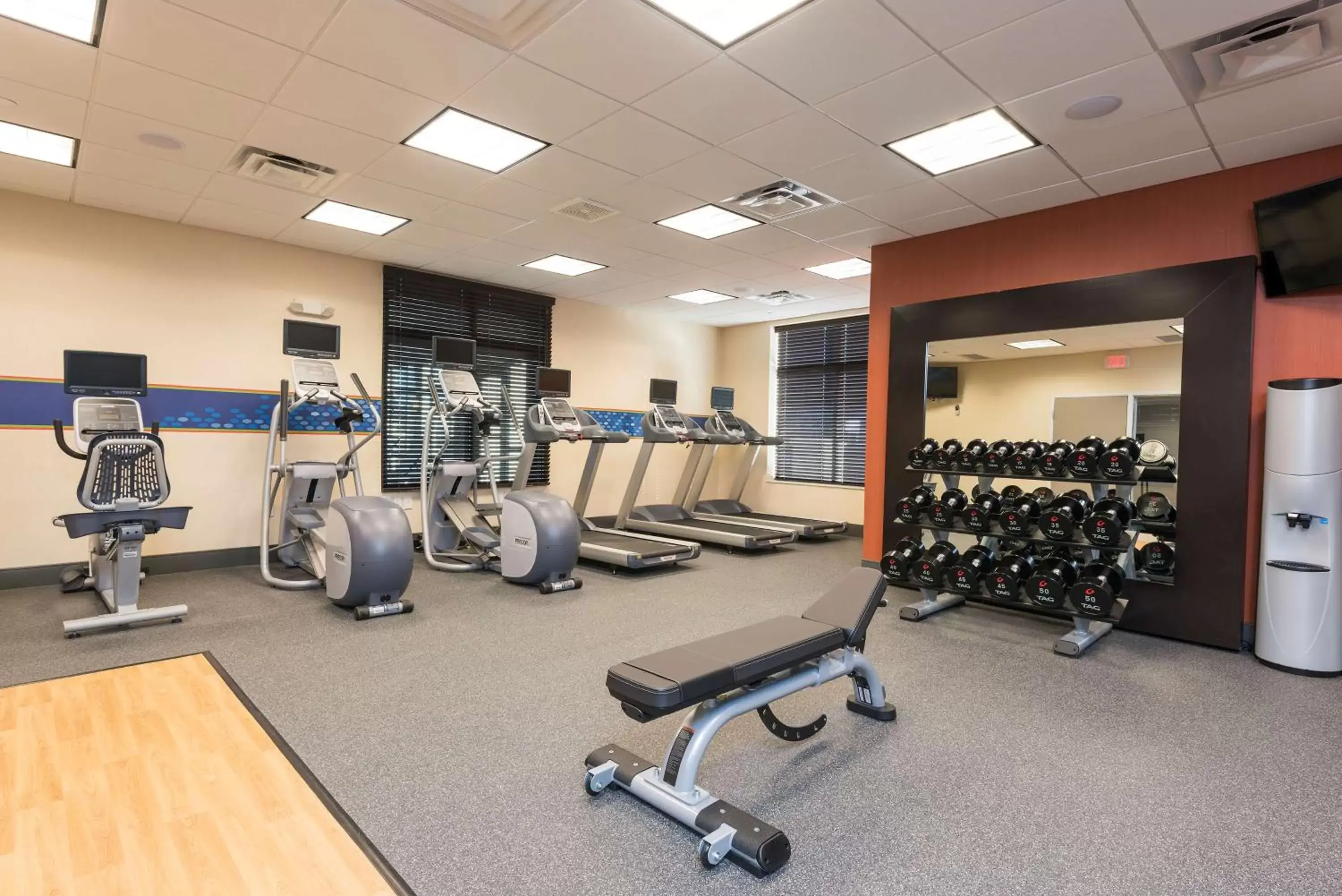 Fitness centre/facilities in Hampton Inn & Suites West Lafayette, In Fitness centre/facilities in Hampton Inn & Suites West Lafayette, In