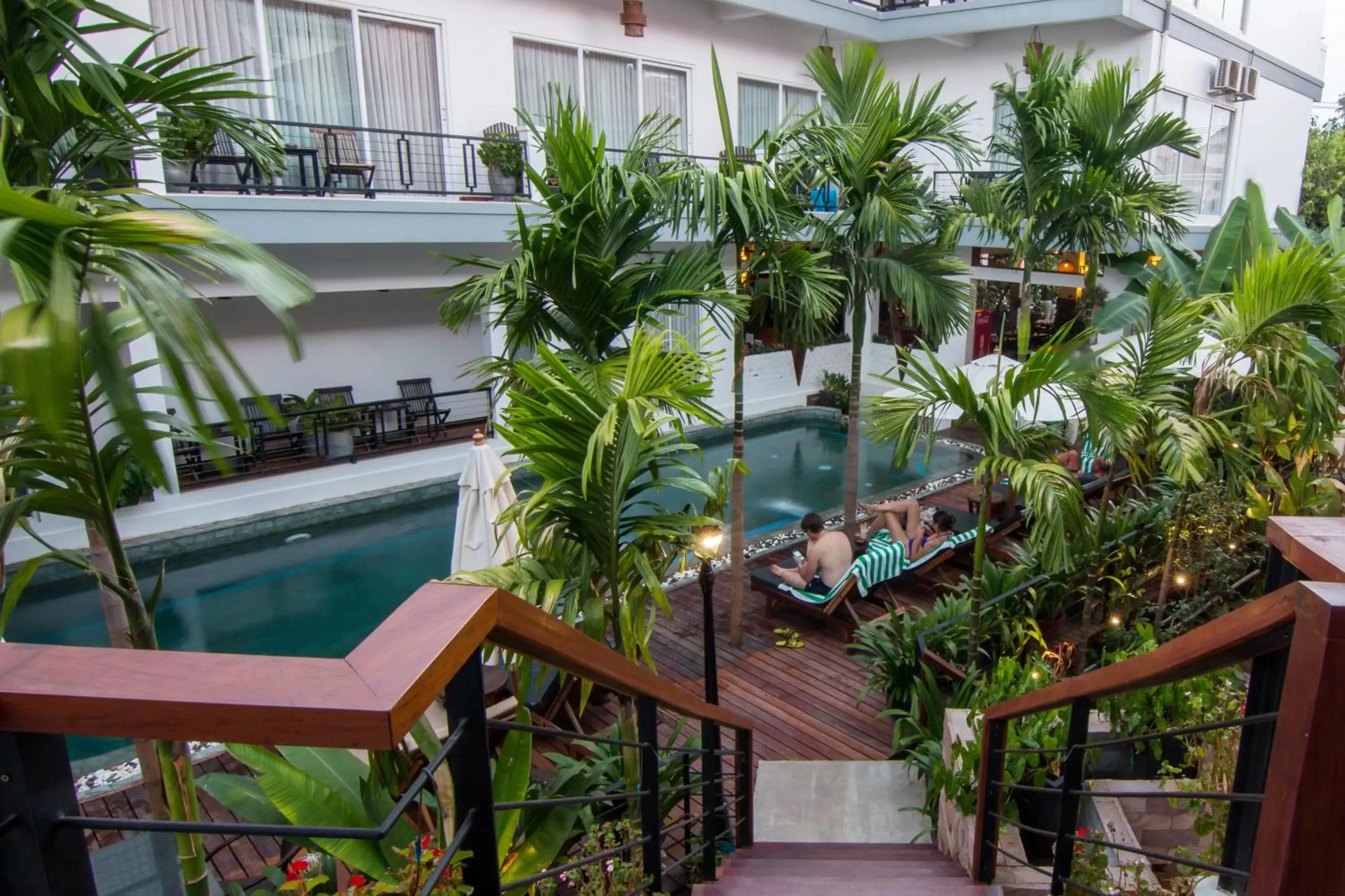 Balcony/Terrace, Swimming Pool in SAKABAN Residence