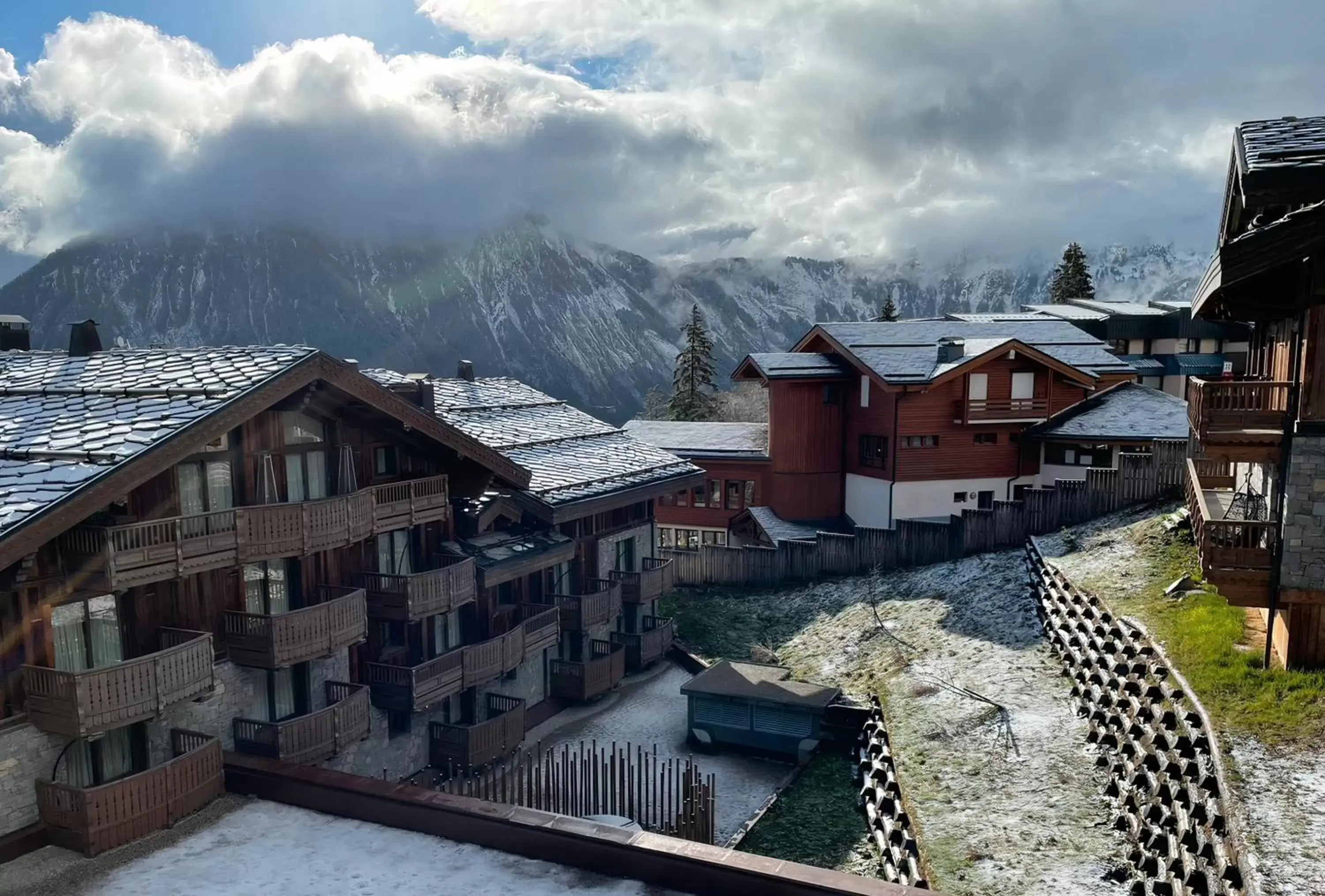 Mountain view, Winter in Six Senses Residences & Spa Courchevel