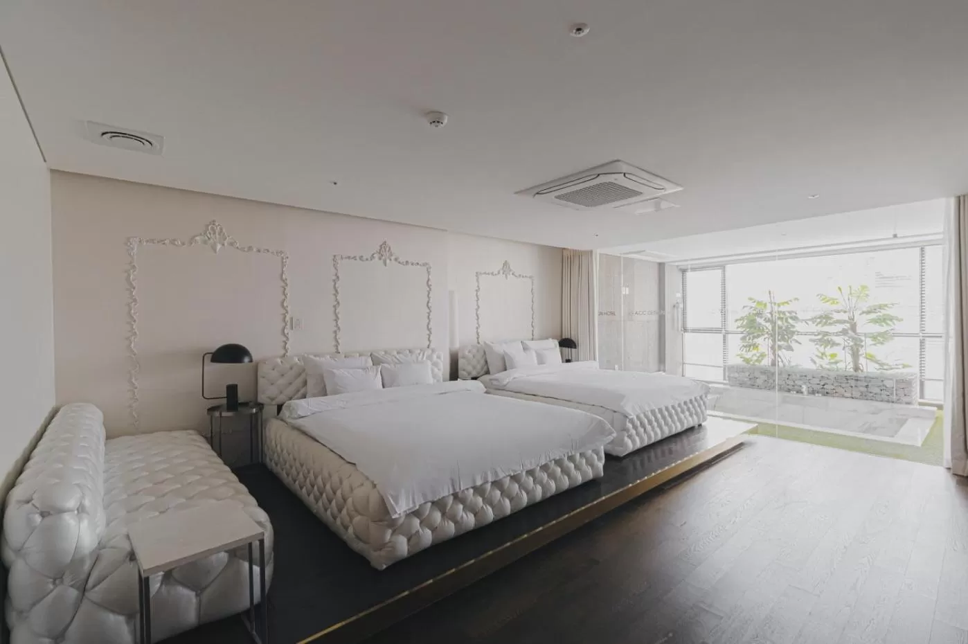 Bed in ACC Design Hotel