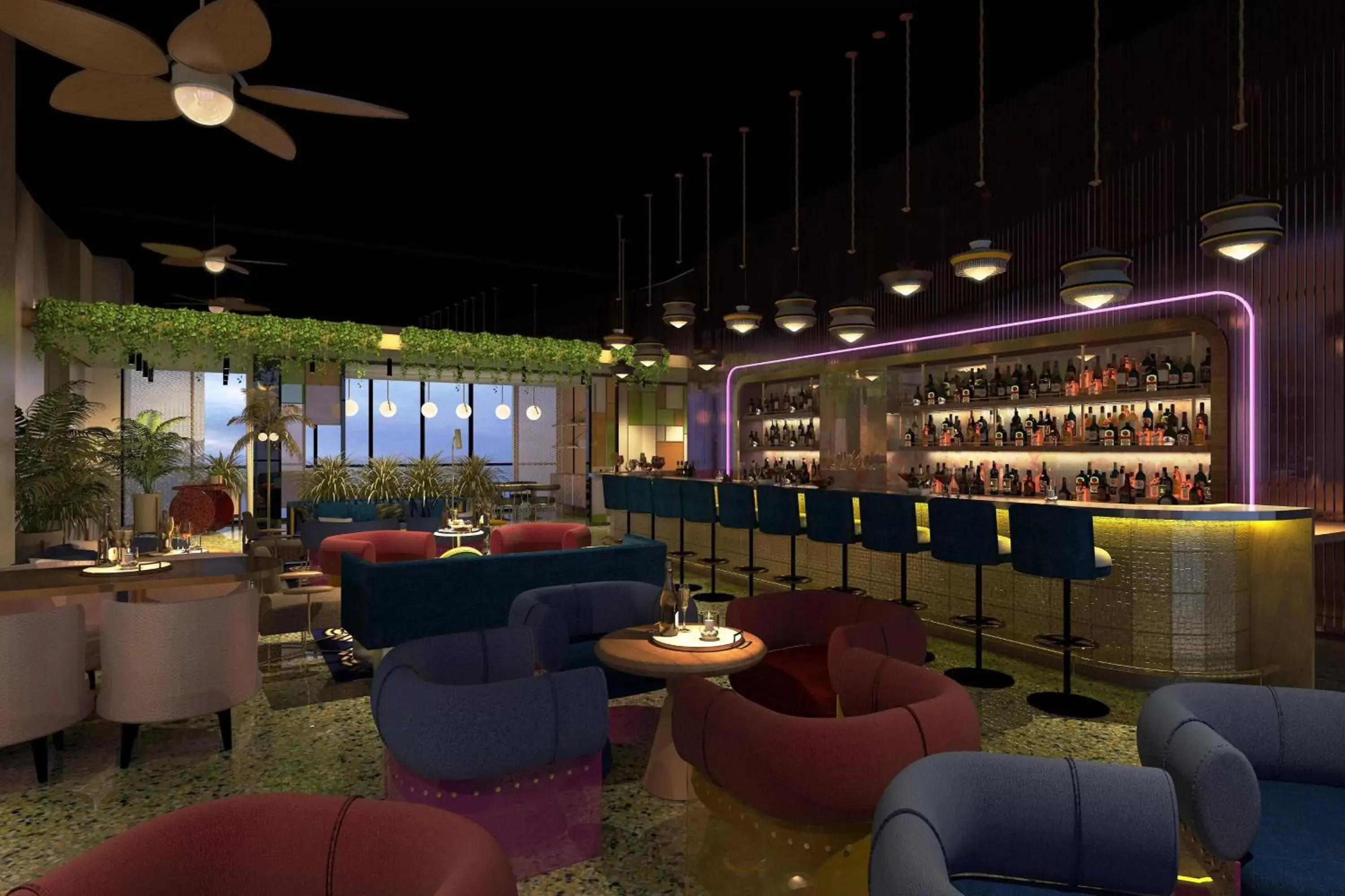 Restaurant/places to eat, Lounge/Bar in The Dalmar, Fort Lauderdale, a Tribute Portfolio Hotel